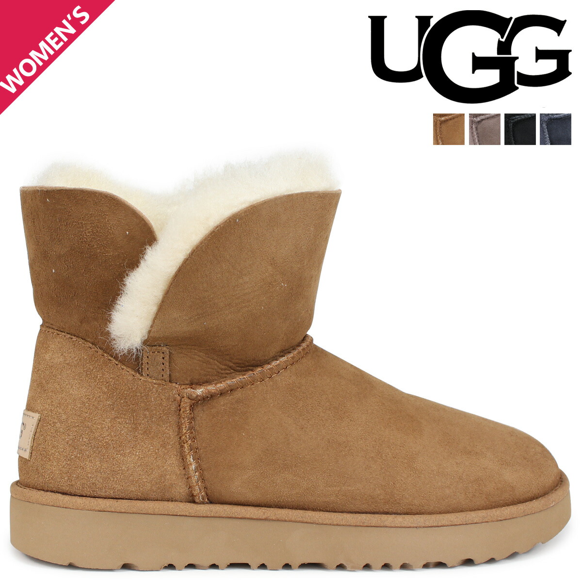 楽天市場 アグ Ugg クラシック カフ ミニ ムートンブーツ Womens Classic Cuff Mini レディース 4カラー シュガーオンラインショップ