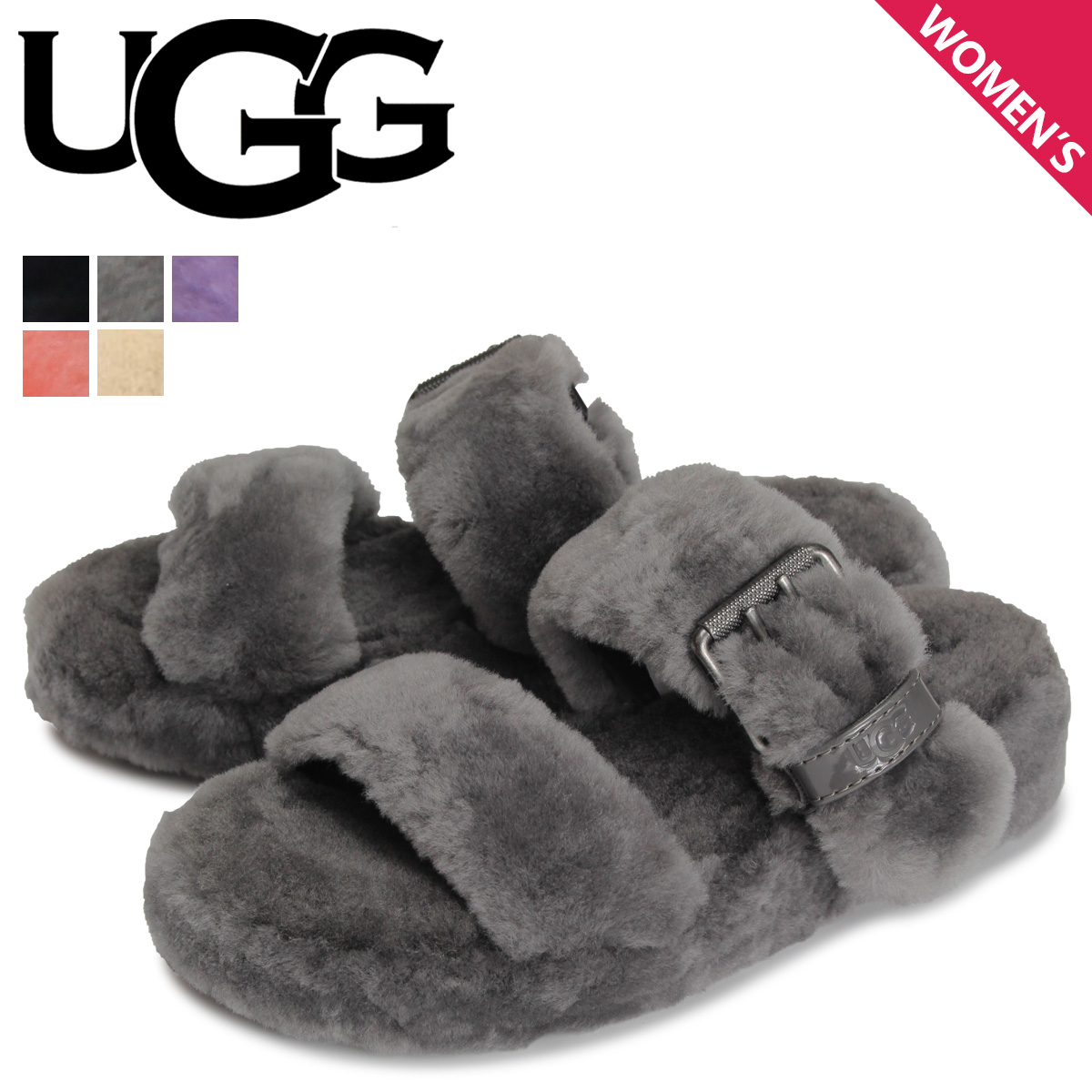 fur sandals ugg