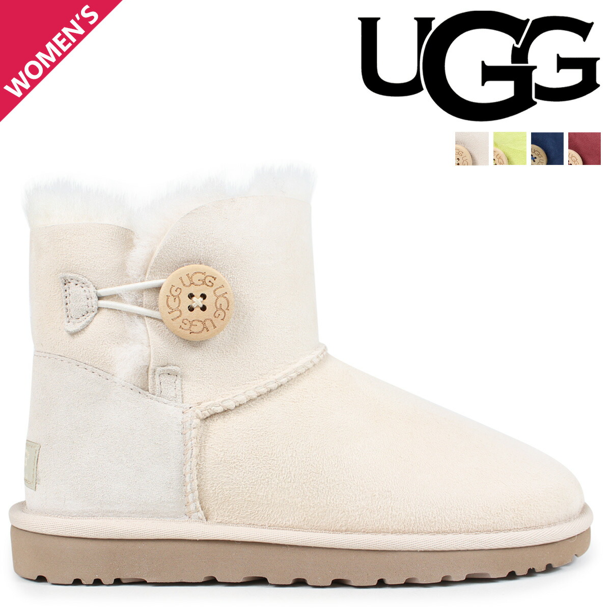 UGG - ☆新品☆UGG☆ミニベイリーペタル (Peach/W6/23cm)の+