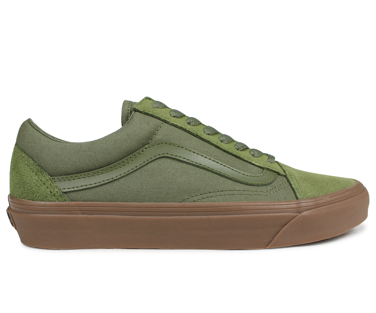 vans old skool olive