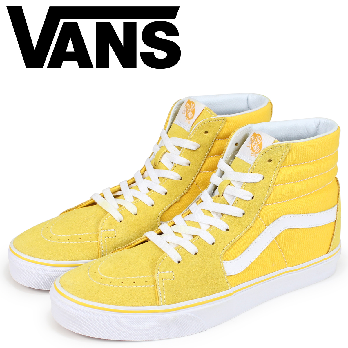 yellow skate high vans