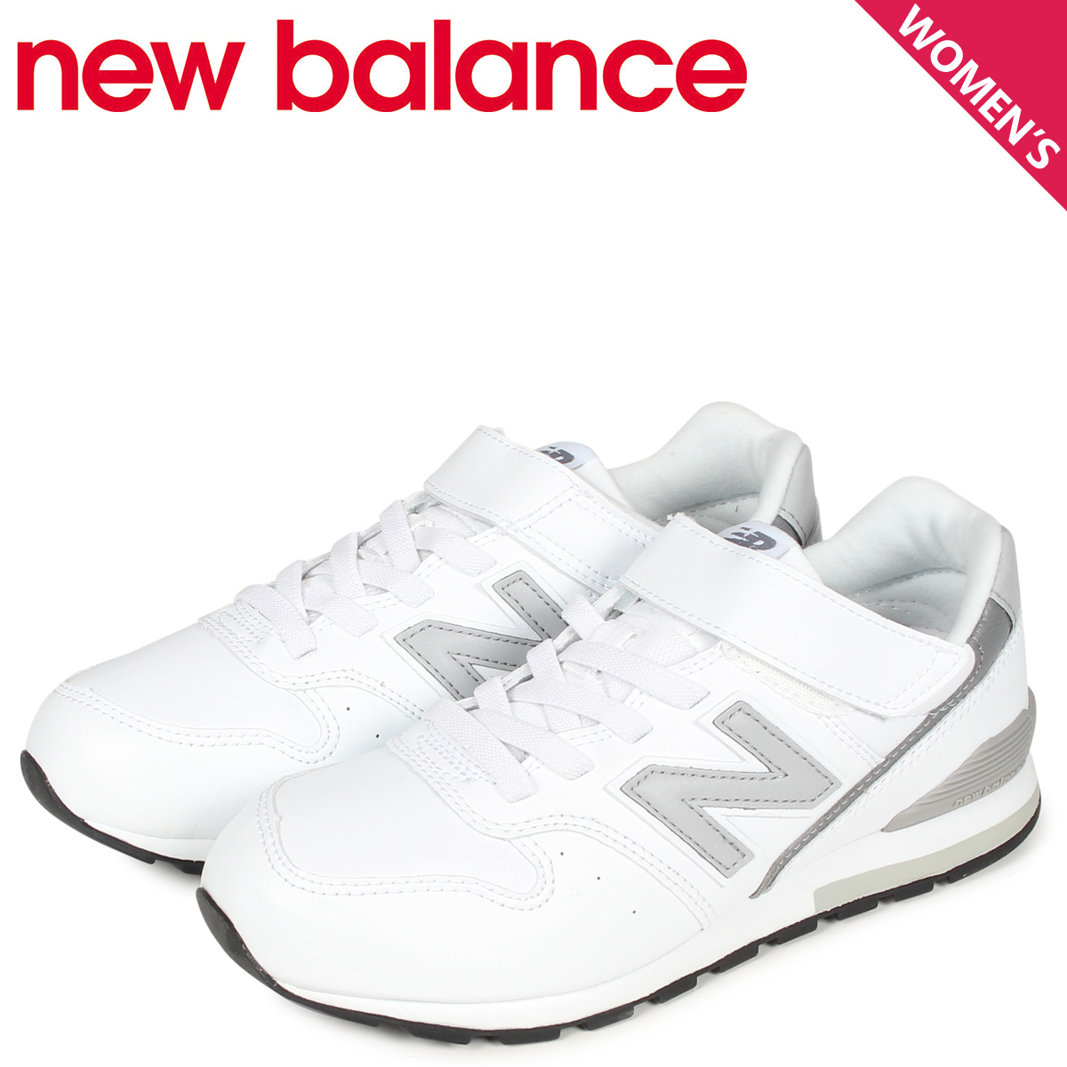 楽天市場 最大600円offクーポン New Balance ニューバランス 996 スニーカー レディース キッズ Mワイズ ホワイト 白 Yv996lwh シュガーオンラインショップ