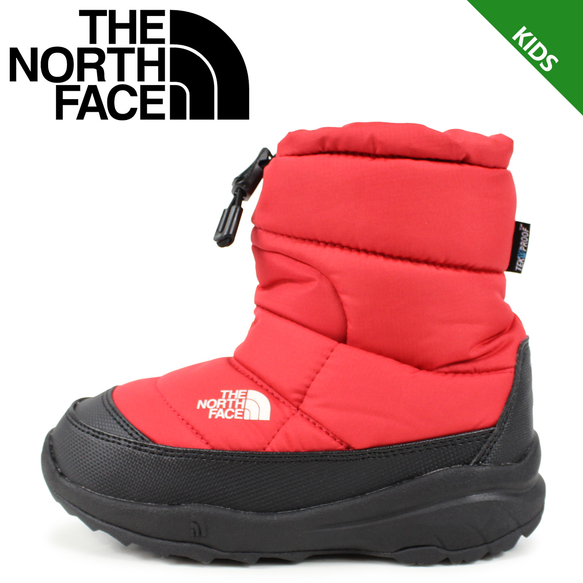 定休日以外毎日出荷中 The 最大600円offクーポン North Nfj レッド Wp Bootie Nuptse K キッズ ブーツ ウォータープルーフ ブーティー ヌプシ ノースフェイス Face Tnf Nfj Rk Adrm Com Br