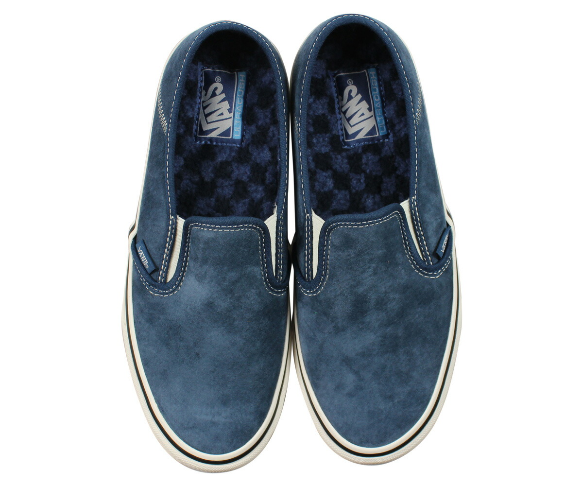 旅行车vans懒汉鞋运动鞋人slip-on sf深蓝vn0a3mvdtwq