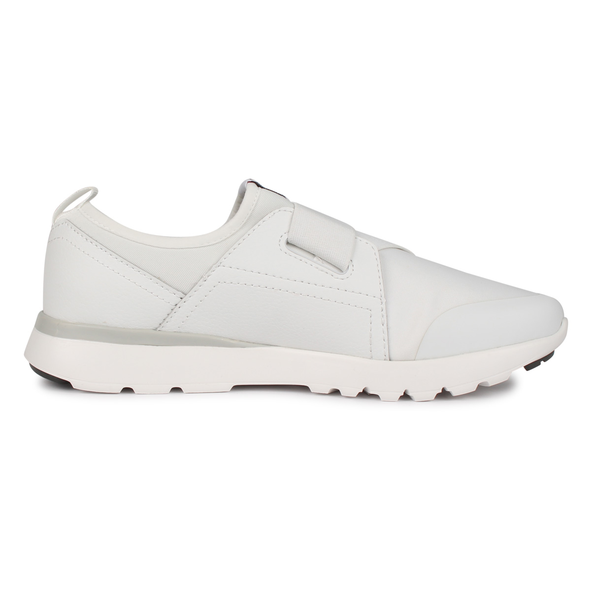 楽天市場 Le Coq Sportif ルコック スポルティフ スニーカー スリッポン レディース La セーヌ 2 ワイド La Seine 2 Wide Cross Belt ホワイト 白 Ql3pjc02wh シュガーオンラインショップ