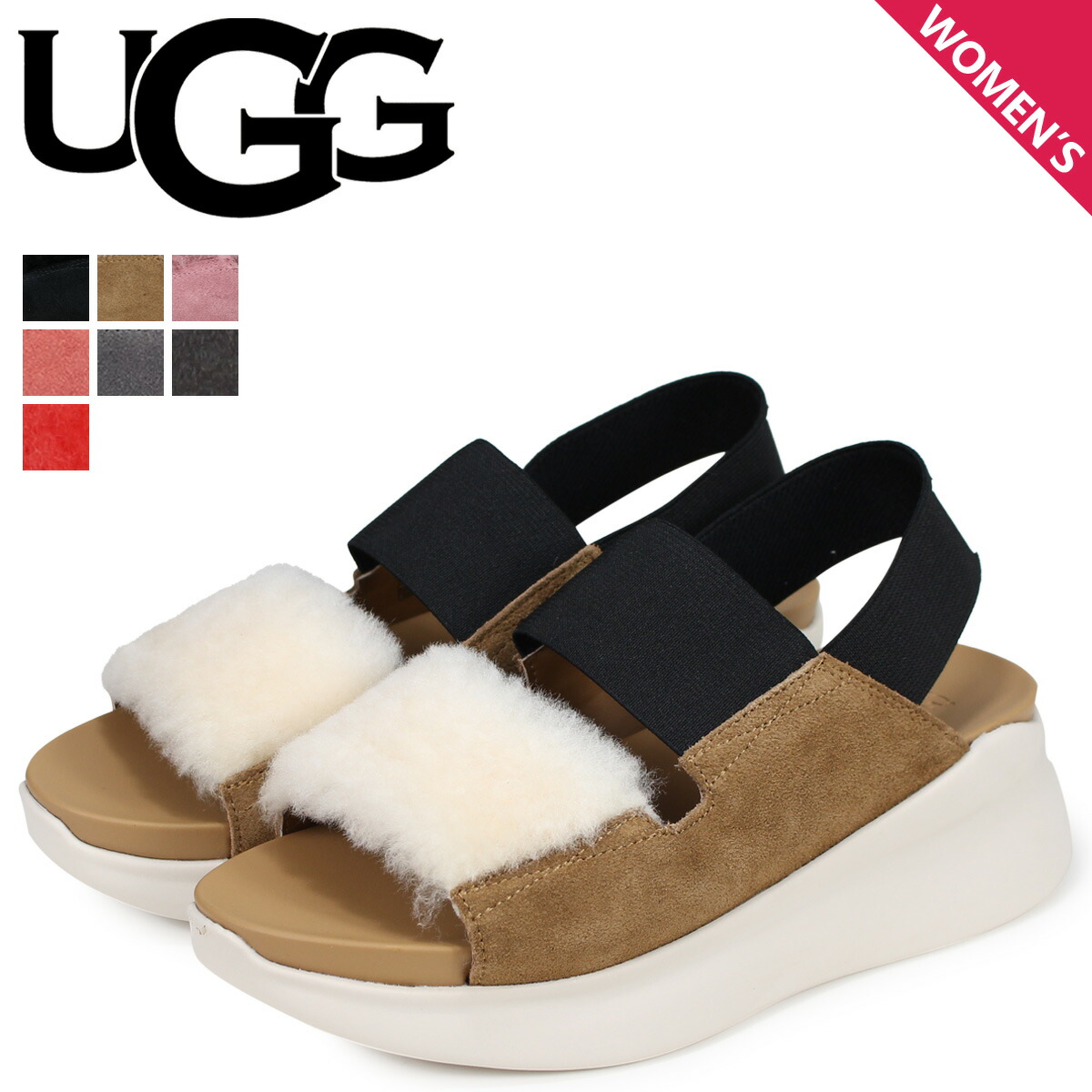 楽天市場 アグ Ugg スニーカー サンダル シルバーレイク レディース Womens Silverlake ブラック 黒 ブラウン ピンク シュガーオンラインショップ