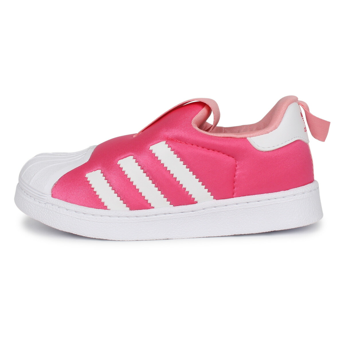 楽天市場 最大600円offクーポン Adidas Originals アディダス オリジナルス スーパースター スニーカー スリッポン ベビー キッズ Ss 360 ピンク Ef6629 シュガーオンラインショップ