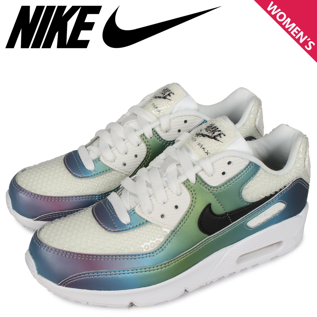 楽天市場 Nike ナイキ エアマックス90 スニーカー レディース Air Max 90 Gs ホワイト 白 Ct9631 100 シュガーオンラインショップ