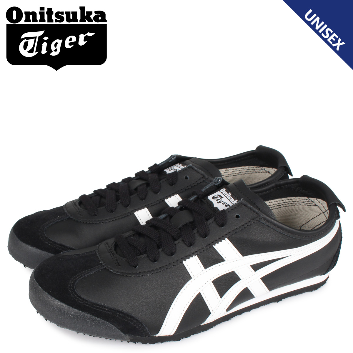 楽天市場 Onitsuka Tiger オニツカタイガー メキシコ 66 スニーカー メンズ レディース Mexico 66 ブラック 黒 Dl408 9001 シュガーオンラインショップ