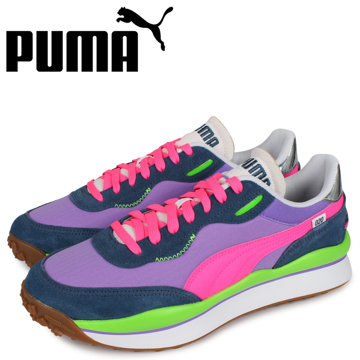 送料無料 パープル Style Puma ライダー スタイル あす楽対応 プーマ Rider ライダー 26cm 28cm スニーカー Style 最大1000円offクーポン プーマ Puma スタイル ライダー スニーカー メンズ Style Rider パープル シュガーオンラインショップ