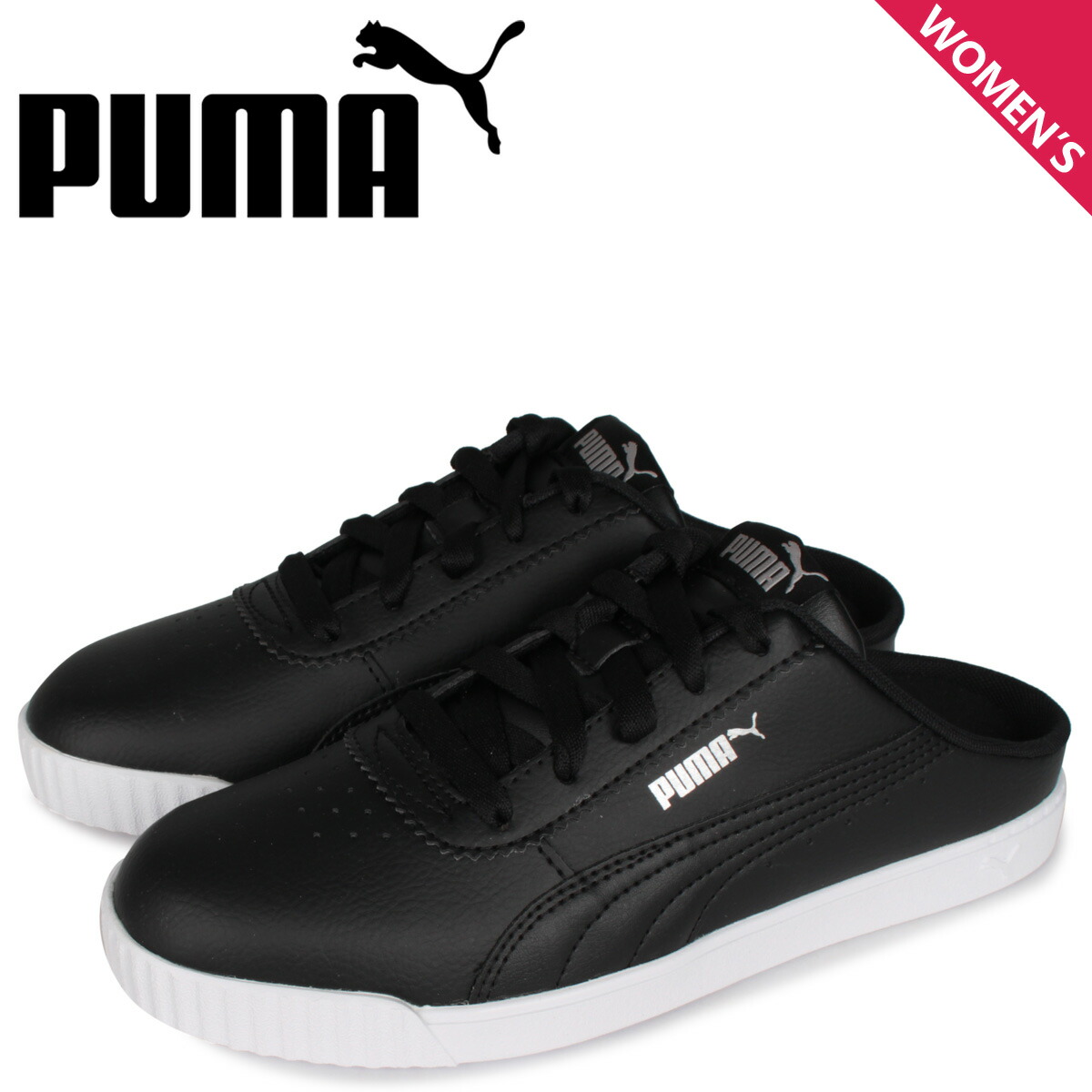 楽天市場 最大600円offクーポン Puma プーマ キャリーナ スリム ミュール スニーカー サンダル レディース Carina Slim Mule ブラック 黒 10月 追加入荷 シュガーオンラインショップ