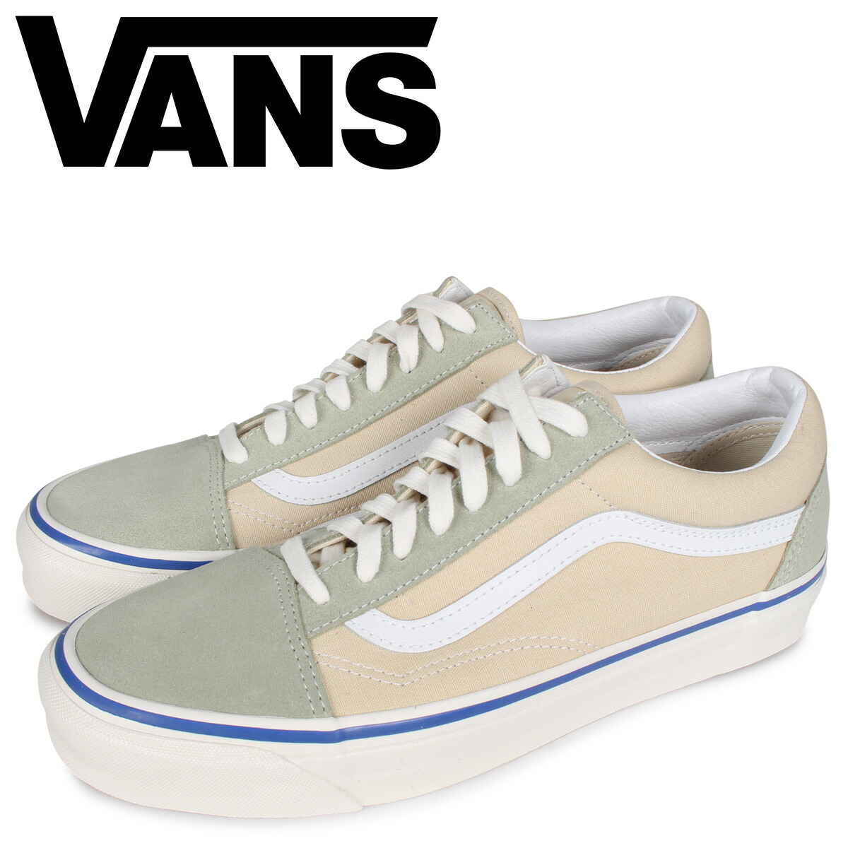 楽天市場 最大1000円offクーポン ヴァンズ Vans オールドスクール スニーカー メンズ バンズ Old Skool 36 Dx ベージュ Vn0a38g2xfk シュガーオンラインショップ