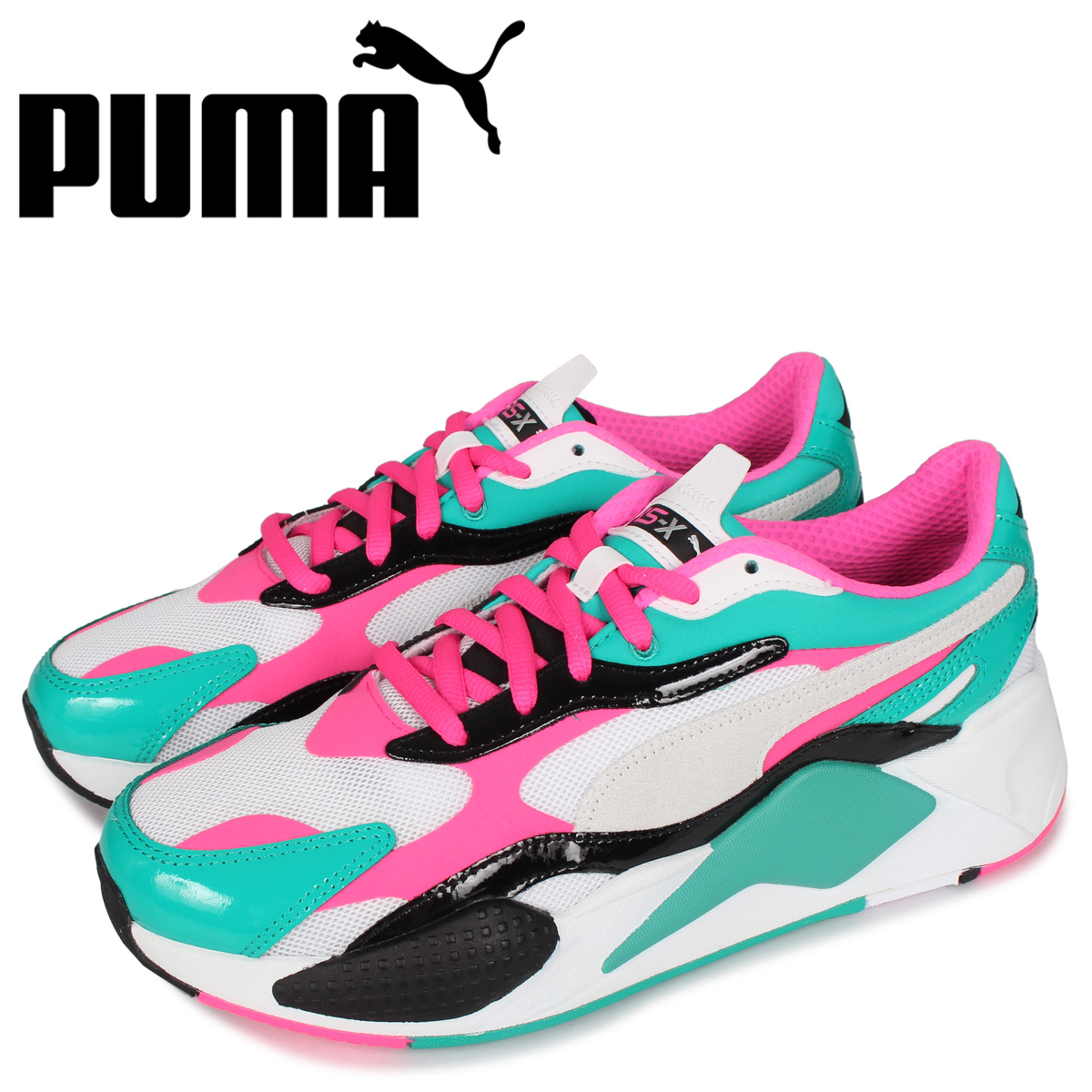 楽天市場 最大600円offクーポン プーマ Puma スニーカー メンズ Rs X3 Plastic ホワイト 白 シュガーオンラインショップ