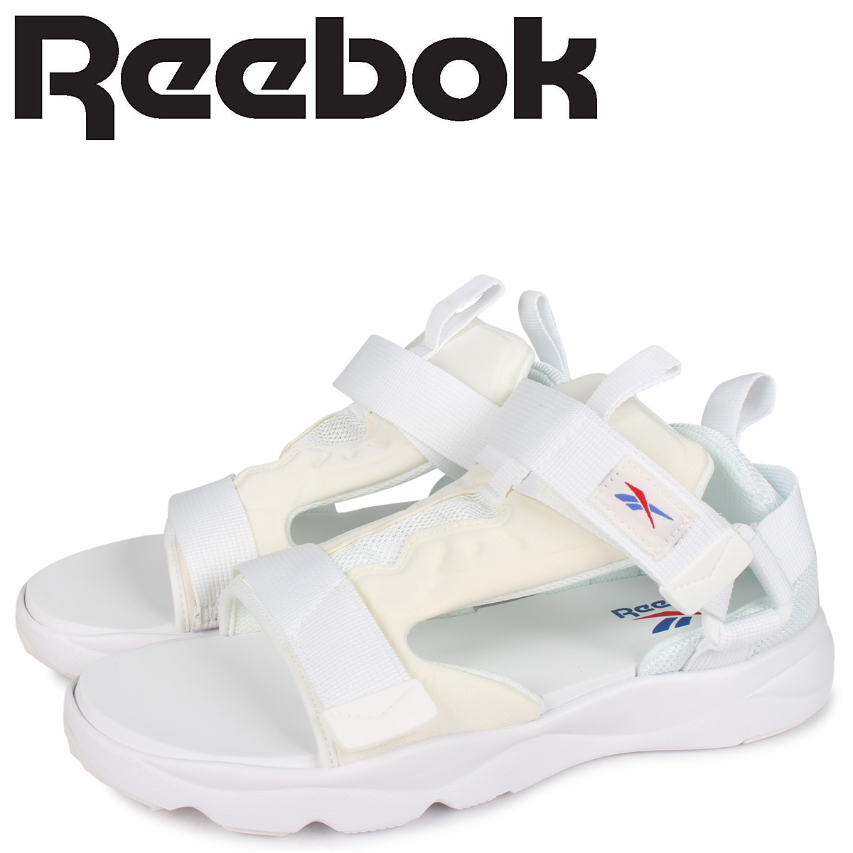 楽天市場 Reebok リーボック フューリーライト サンダル スポーツサンダル メンズ レディース Furylite Sandal ホワイト 白 Fu9296 シュガーオンラインショップ