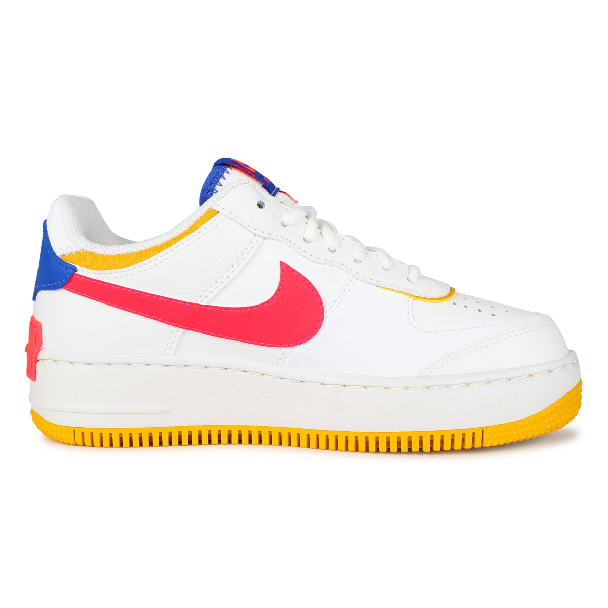 楽天市場 Nike ナイキ エアフォース1 シャドウ スニーカー レディース 厚底 Wmns Air Force 1 Shadow ホワイト 白 Ci0919 105 シュガーオンラインショップ