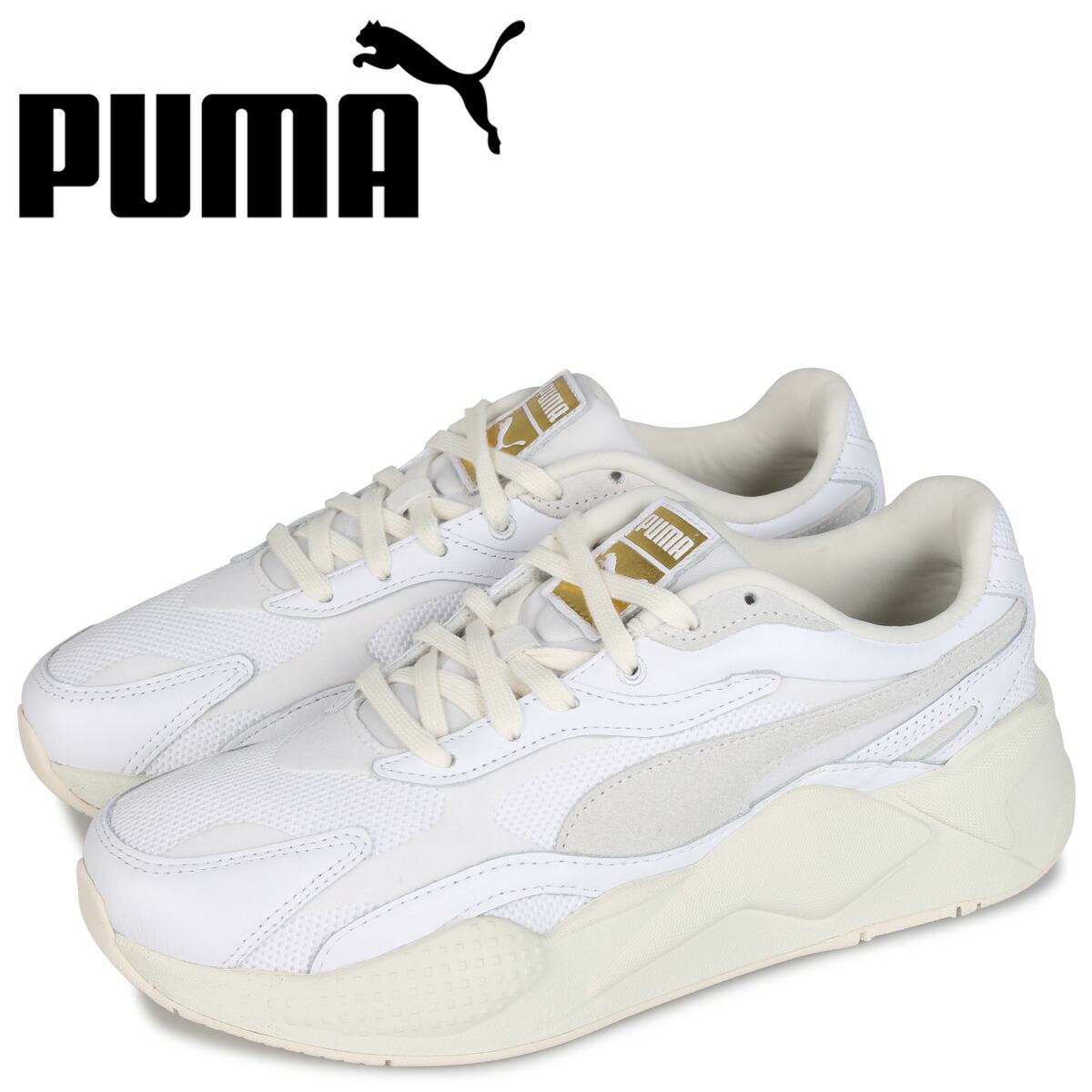 楽天市場 Puma プーマ スニーカー メンズ Rs X3 Luxe ホワイト 白 シュガーオンラインショップ