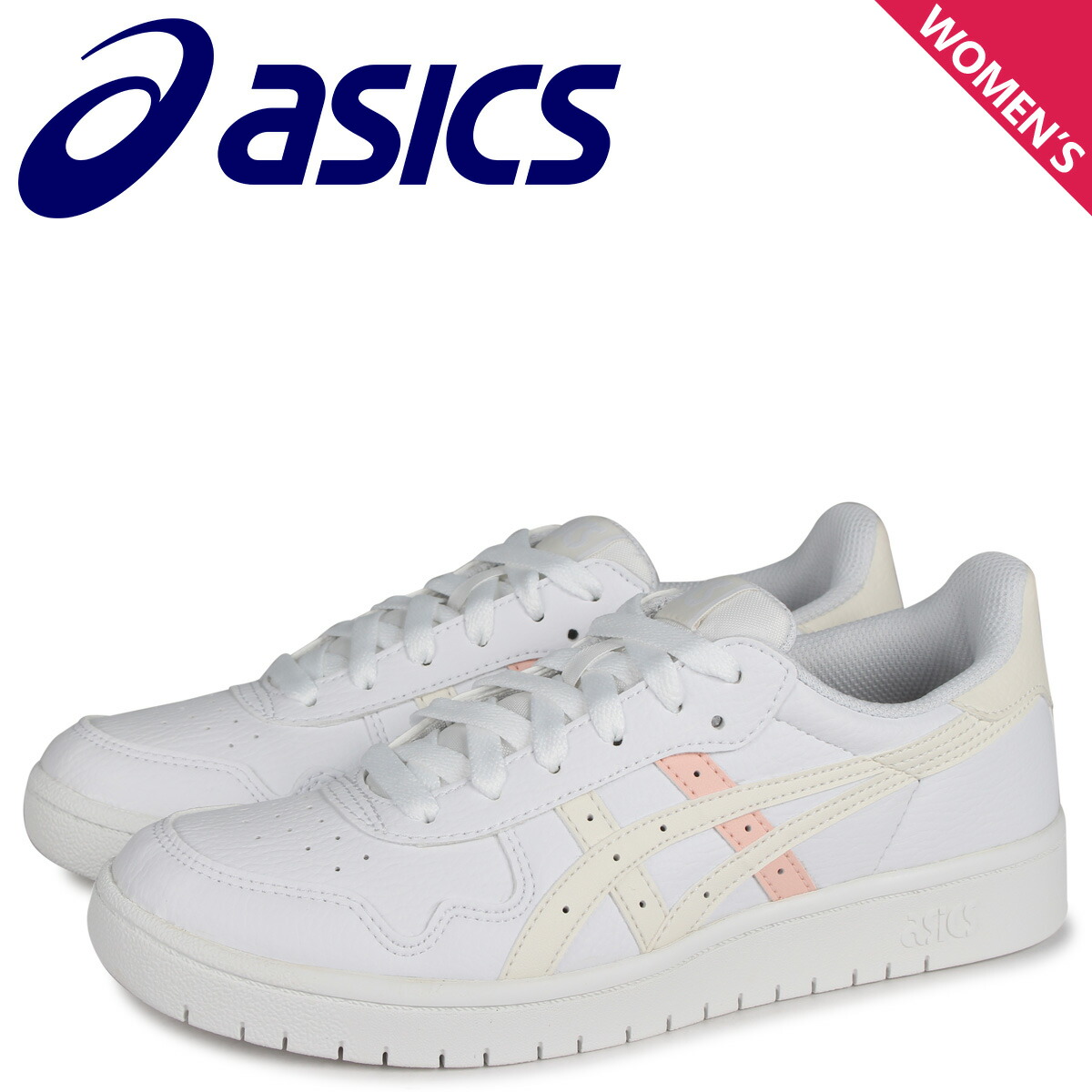 楽天市場 最大1000円offクーポン Asics アシックス ジャパン エス スニーカー レディース Japan S ホワイト 白 1192a147 106 シュガーオンラインショップ