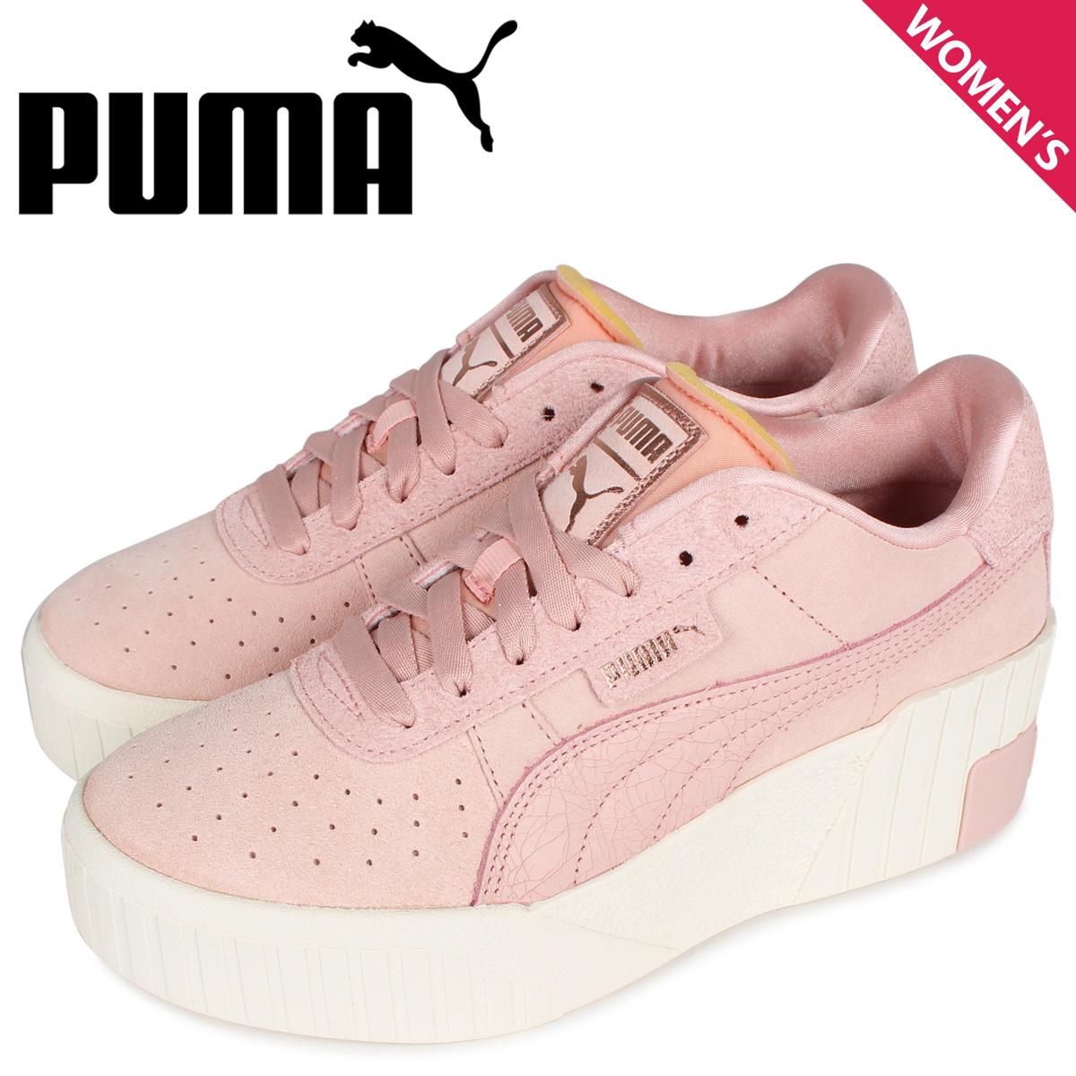 楽天市場 プーマ Puma カリ スニーカー レディース 厚底 Cali Wedge Mojave Dessert ピンク シュガーオンラインショップ