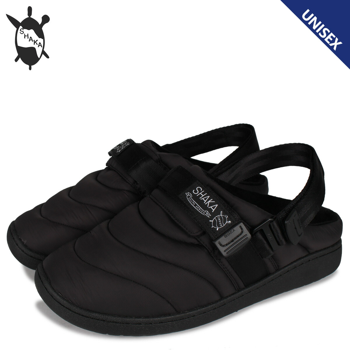 楽天市場 最大1000円offクーポン シャカ Shaka サンダル メンズ レディース 防寒 スナッグ クロッグ Snug Clog ブラック 黒 シュガーオンラインショップ