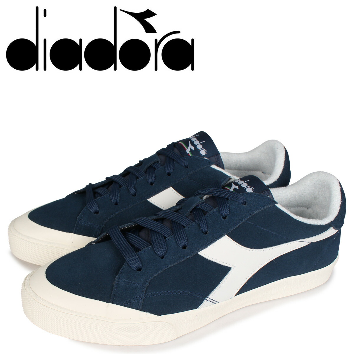 楽天市場 Diadora ディアドラ メロディー スエード スニーカー メンズ Melody Suede ネイビー 0033 シュガーオンラインショップ