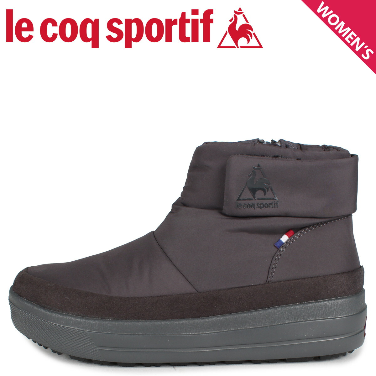 Le Coq Sportif ルコック スポルティフ テルナ スマート ロー ブーツ ウィンターブーツ レディース 防水 厚底 Teluna Smart Lo チャコール グレー Ql3qjd84cg Tajikhome Com