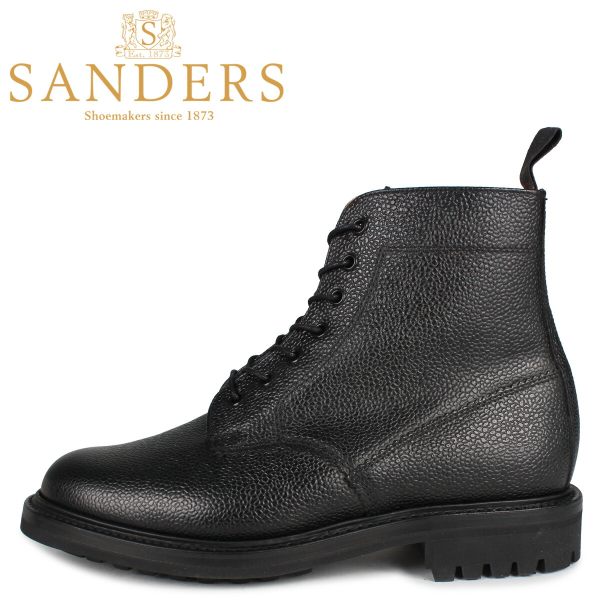 【楽天市場】サンダース SANDERS ダービーブーツ メンズ ビジネス KELSO PLAIN FRONT DERBY BOOT Fワイズ ブラック 黒 8366BG：シュガーオンラインショップ