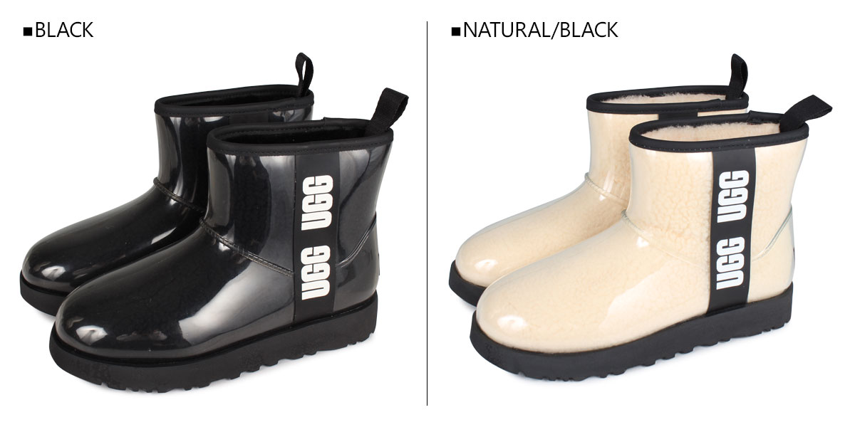 UGG クラシッククリアミニ 黒 24㎝ 1113190 | www.claypoolesearch.com