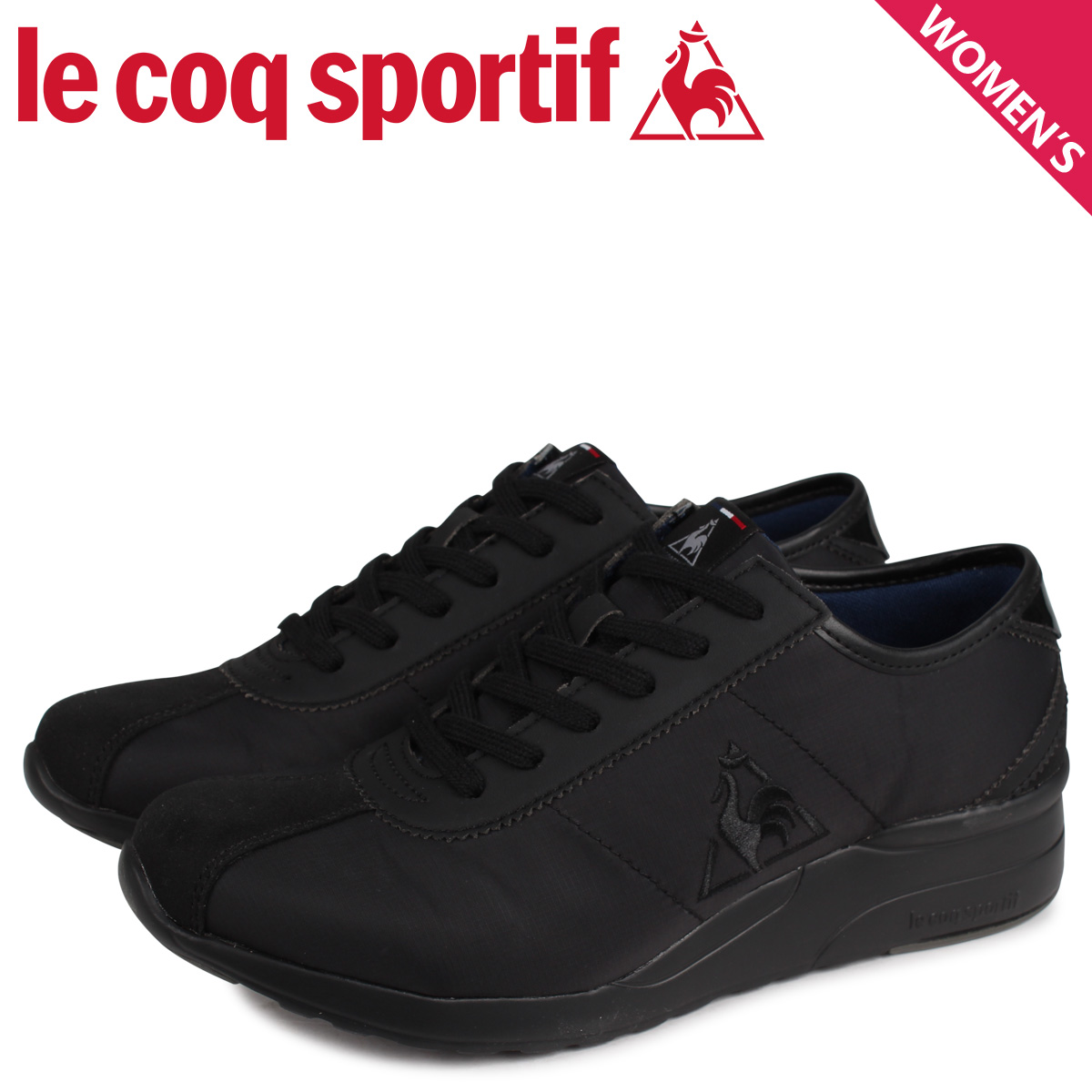 楽天市場 最大600円offクーポン Le Coq Sportif ルコック スポルティフ モンペリエ リフト スニーカー レディース Montpellier Ny Lift ブラック 黒 Ql3pjc03bk シュガーオンラインショップ