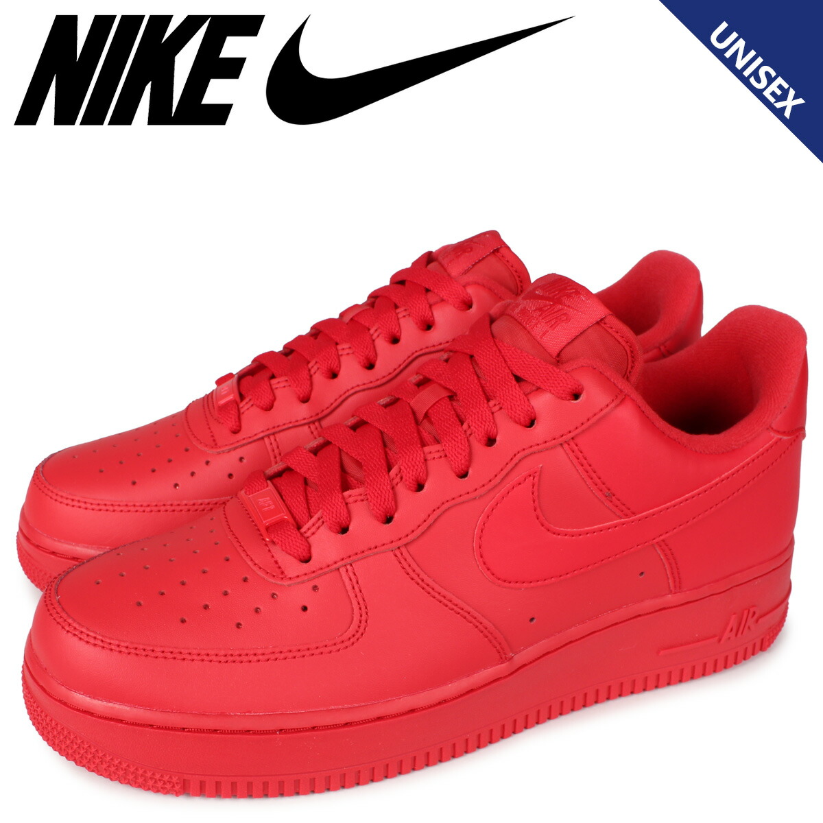 正規激安 Nike ナイキ エアフォース1 スニーカー メンズ Air Force 1 07 Lv8 1 レッド Cw6999 600 Web限定 Cfmi Tg