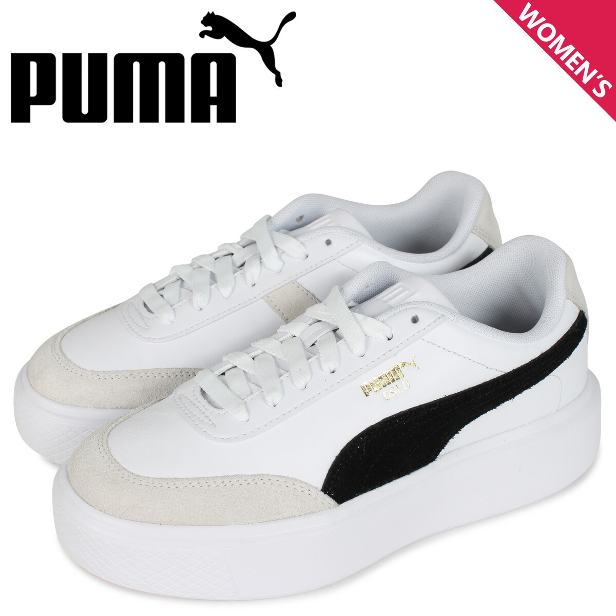 楽天市場 プーマ Puma オスロ マヤ アーカイブ スニーカー レディース 厚底 Oslo Maya Archive ホワイト 白 01 シュガーオンラインショップ