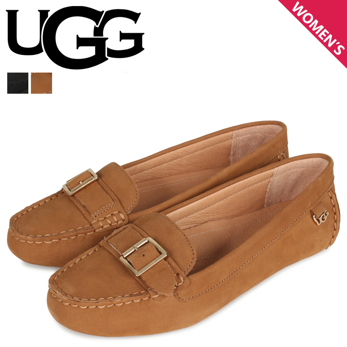 楽天市場 最大1000円offクーポン アグ Ugg モカシン スリッポン ラッセル レディース Lassell ブラック ブラウン 黒 シュガーオンラインショップ