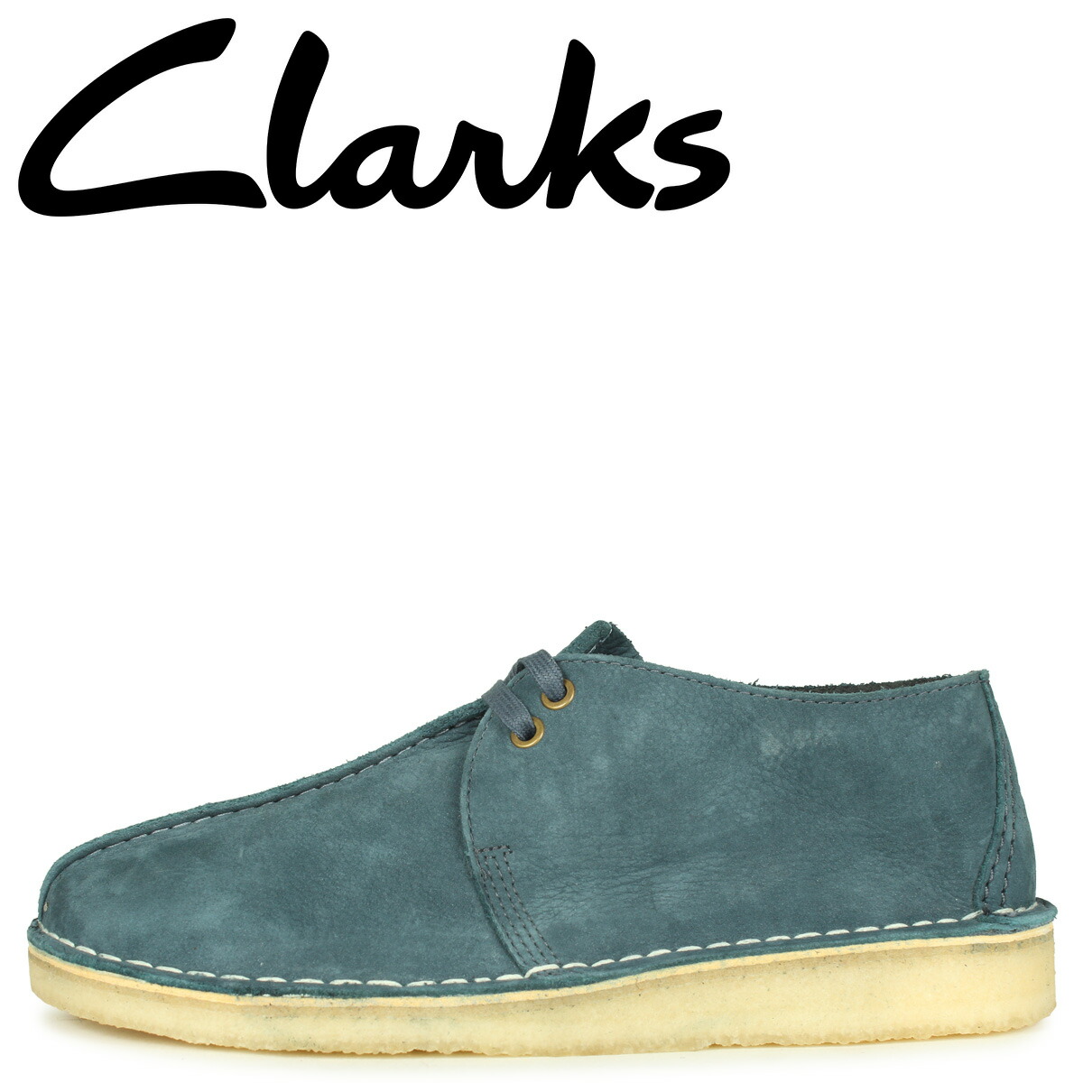 春夏新作 Clarks クラークス デザートトレック ブーツ メンズ レザー DESERT TREK ブルー 26160225 fucoa.cl