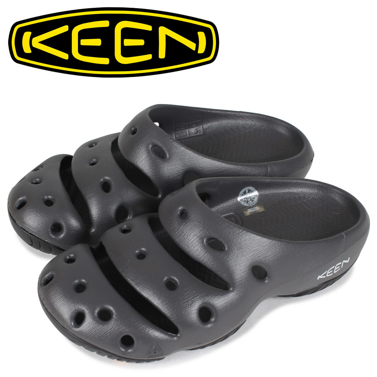 キーン KEEN ヨギ サンダル クロッグサンダル メンズ YOGUI グレー 1024633 日本最大の