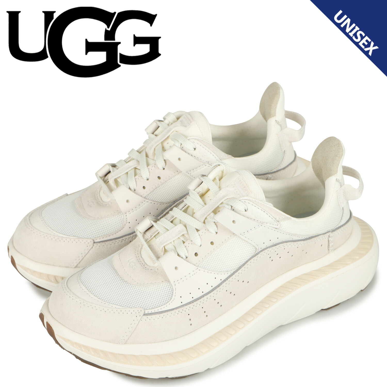 スニーカー 最大1000円offクーポン アグ Ugg スニーカー メンズ レディース Ca805 V2 ホワイト白 シュガーオンラインショップ