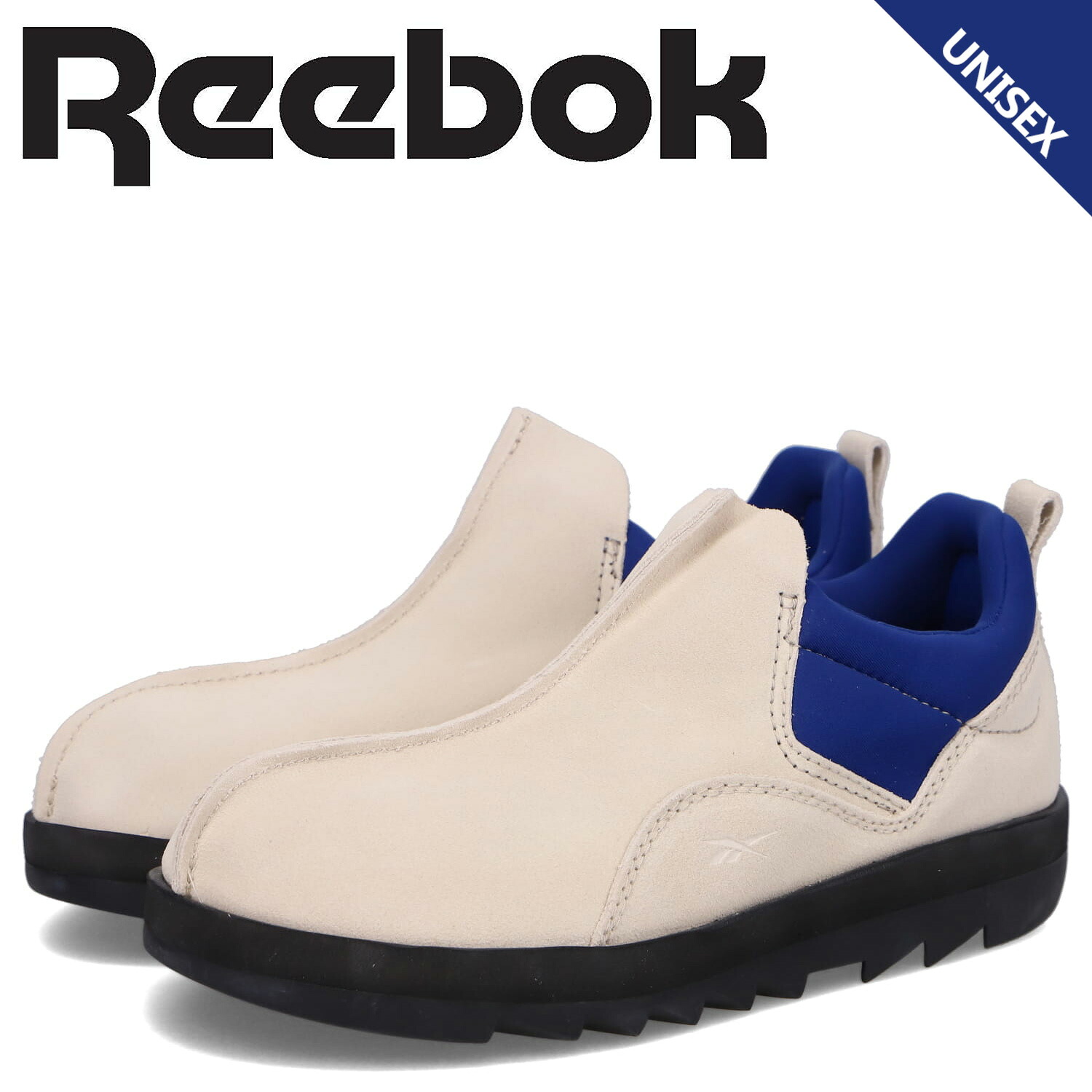 【最大1000円OFFクーポン発行中】 Reebok リーボック スニーカー スリッポン ビートニック モック メンズ レディース BEATNIK MOC ベージュ GX4475｜シュガーオンラインショップ
