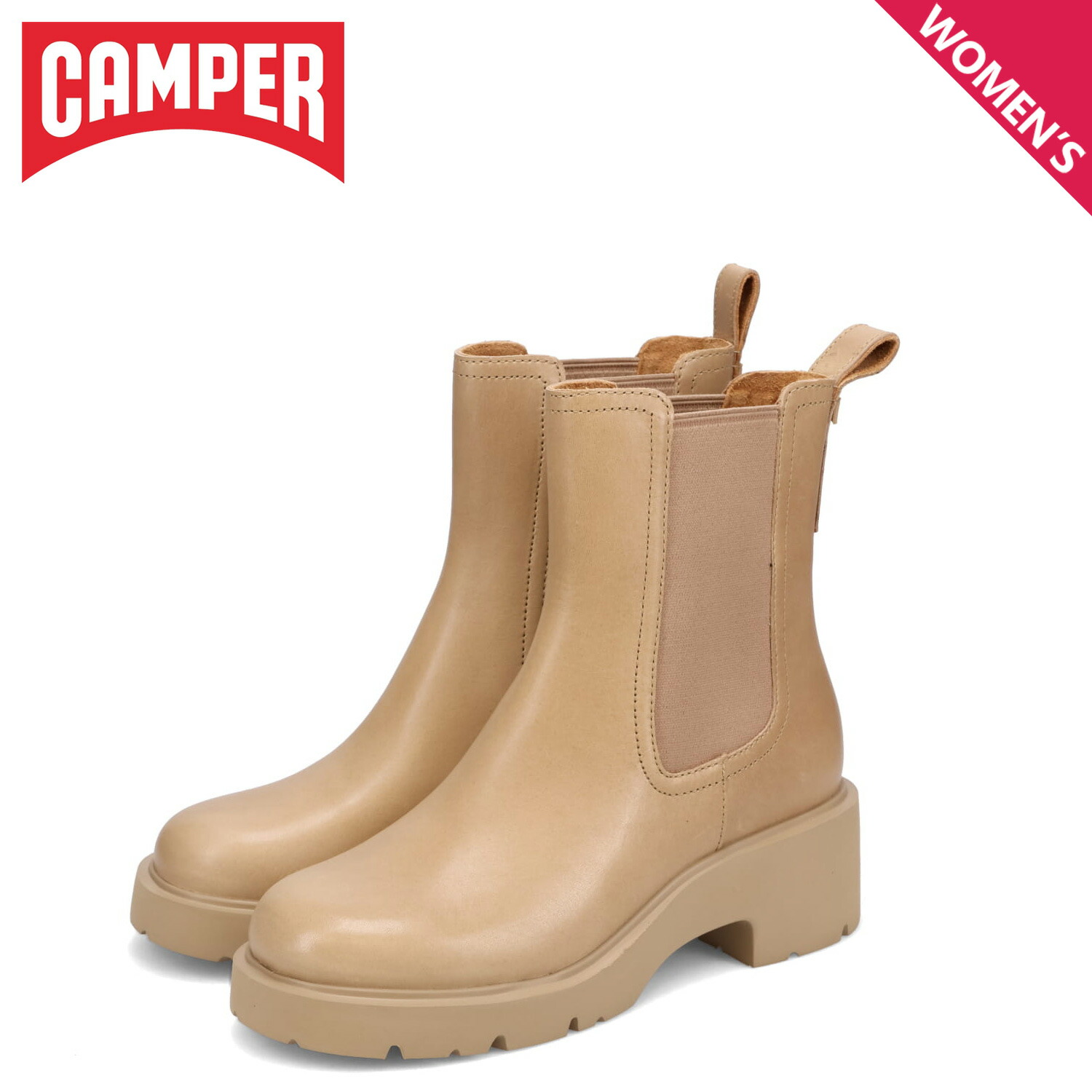 【美品】CAMPER カンペール ライトニナ サイドゴア アンクルブーツ 39 返品交換可】 カンペール ライトニナ アンクルブーツ ブラック