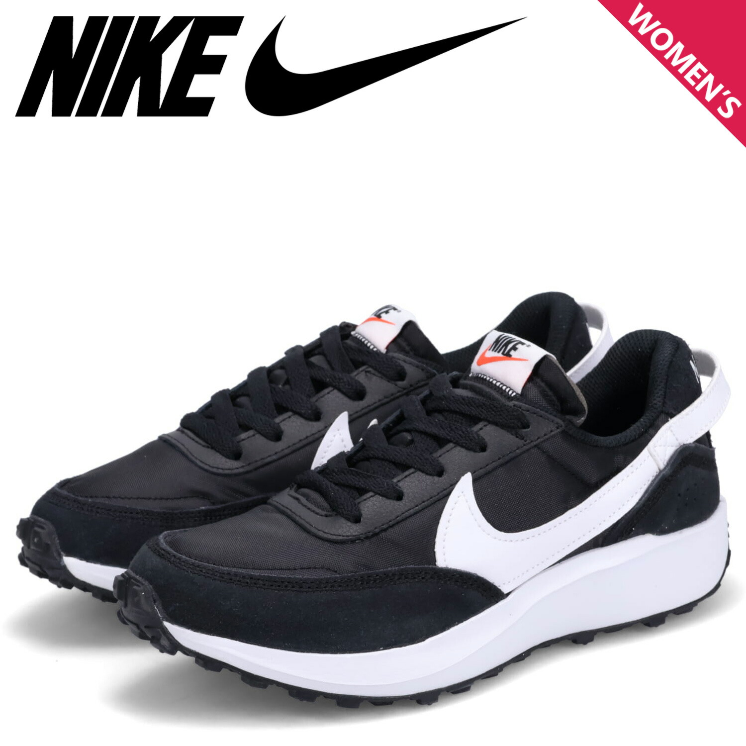 NIKEナイキ【23.5】ワッフルレーサーレディーススニーカーブラック NIKE ナイキ シューズ レディース スニーカー WOMENS WAFFLE
