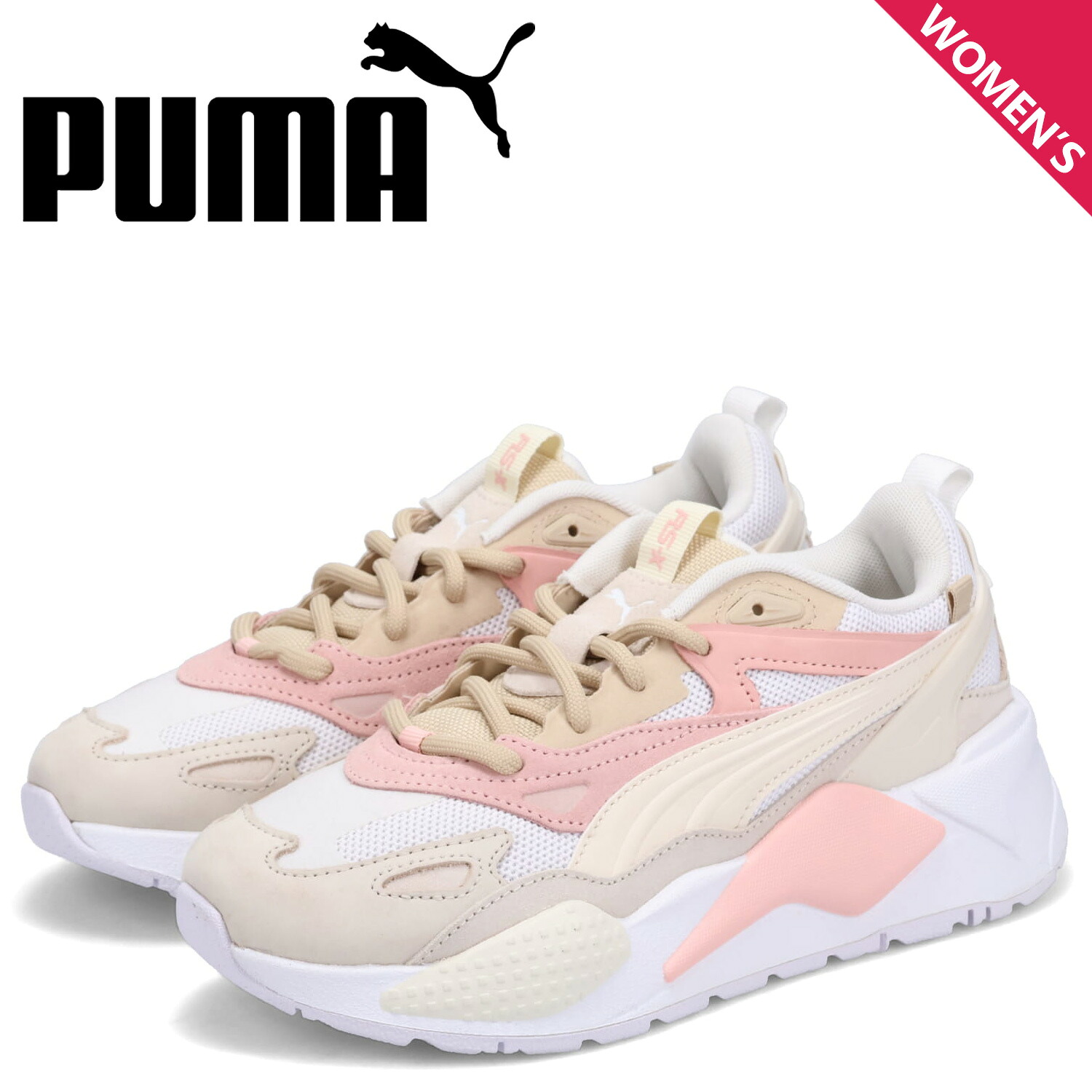 【最大1000円OFFクーポン発行中】 プーマ PUMA スニーカー RS-X エフェクト レディース PRM RS-X EFFECT PRM ホワイト 白 390776-04｜シュガーオンラインショップ