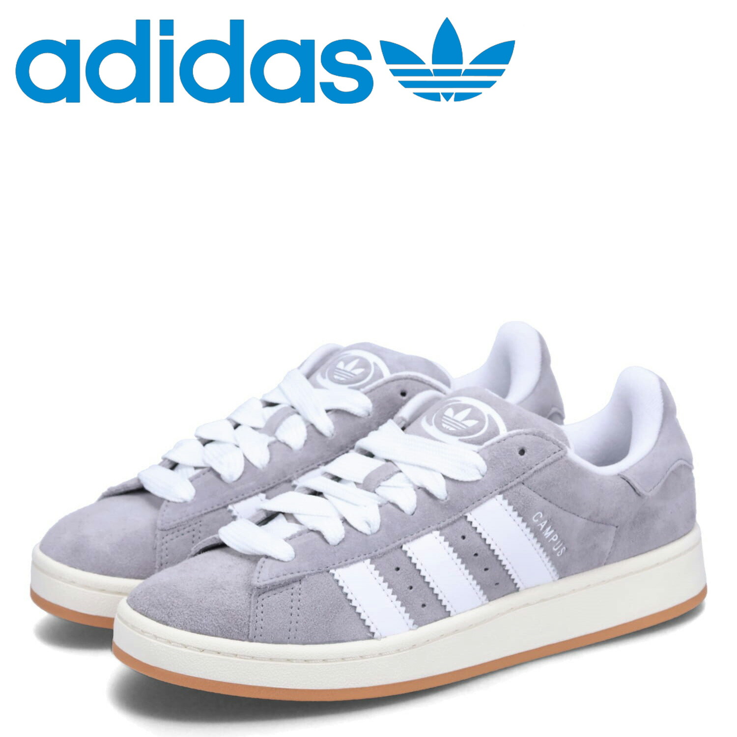 【最大1000円OFFクーポン発行中】 adidas Originals アディダス オリジナルス スニーカー キャンパス 00s メンズ CAMPUS 00s グレー HQ8707｜シュガーオンラインショップ