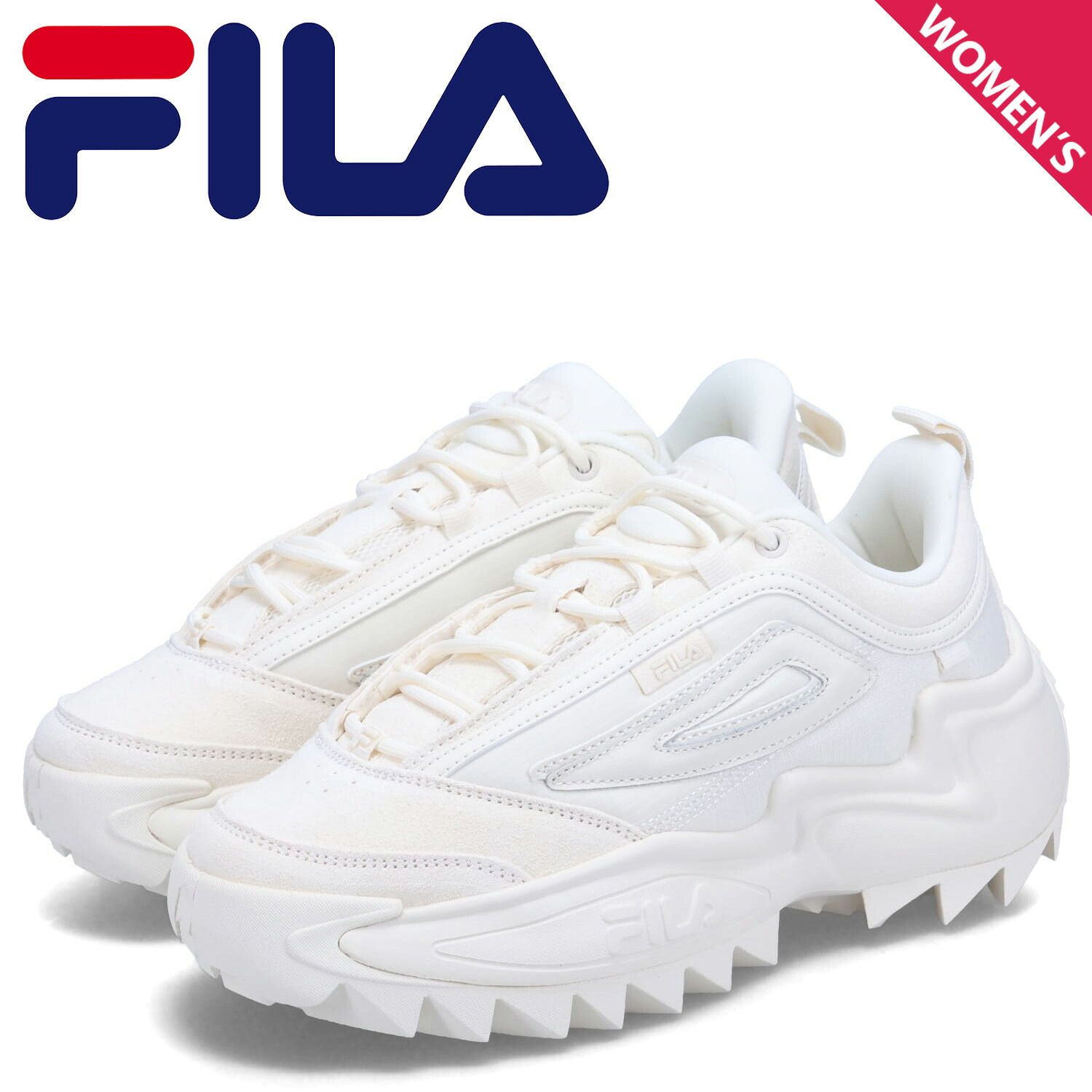 フィラ FILA スニーカー ツイスター レディース 厚底 TWISTER ベージュ 5XM02269 母の日