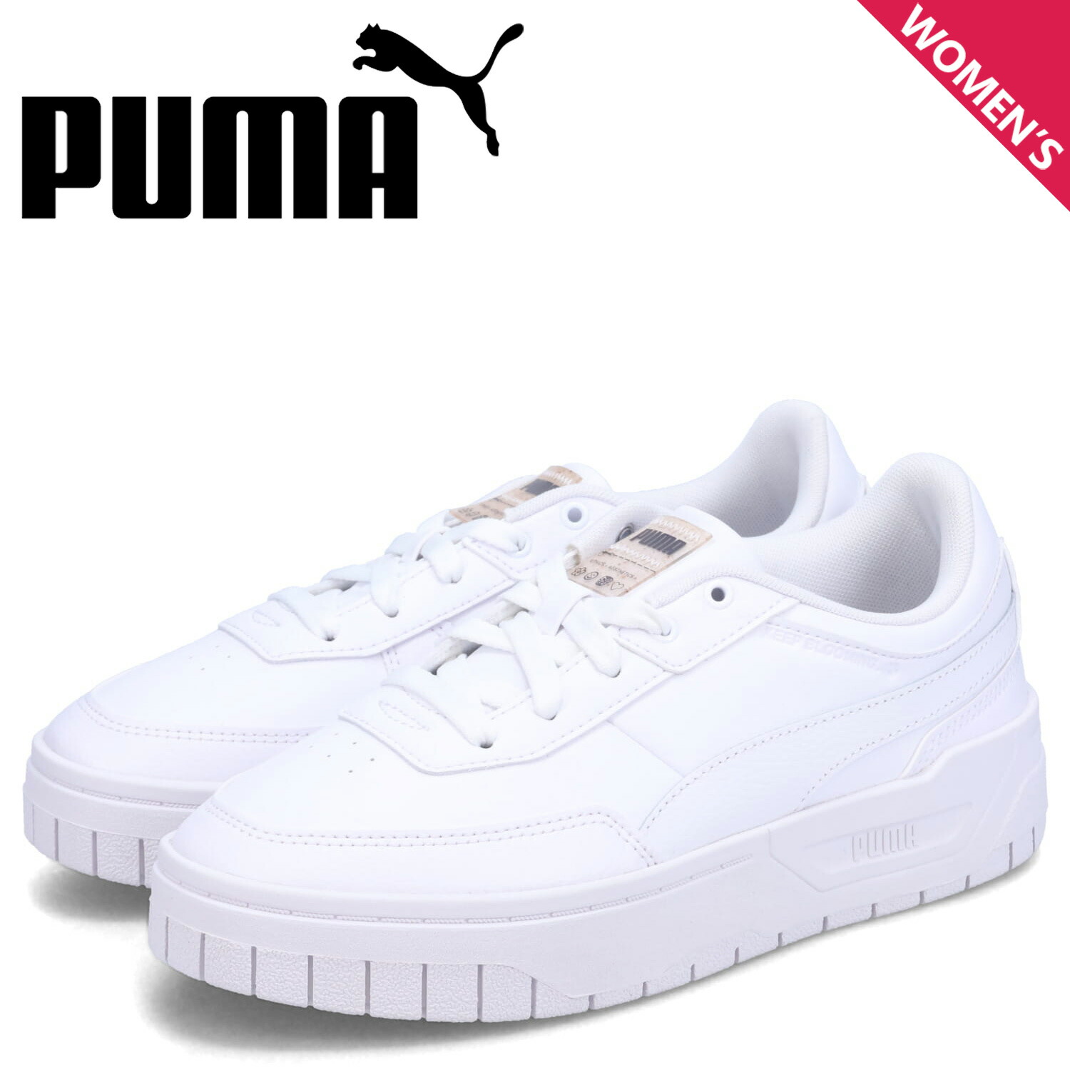 【最大1000円OFFクーポン発行中】 プーマ PUMA スニーカー カリ ドリーム ビー ア ポエム レディース CALI DREAM BE A POEM ホワイト 白 393202-01｜シュガーオンラインショップ