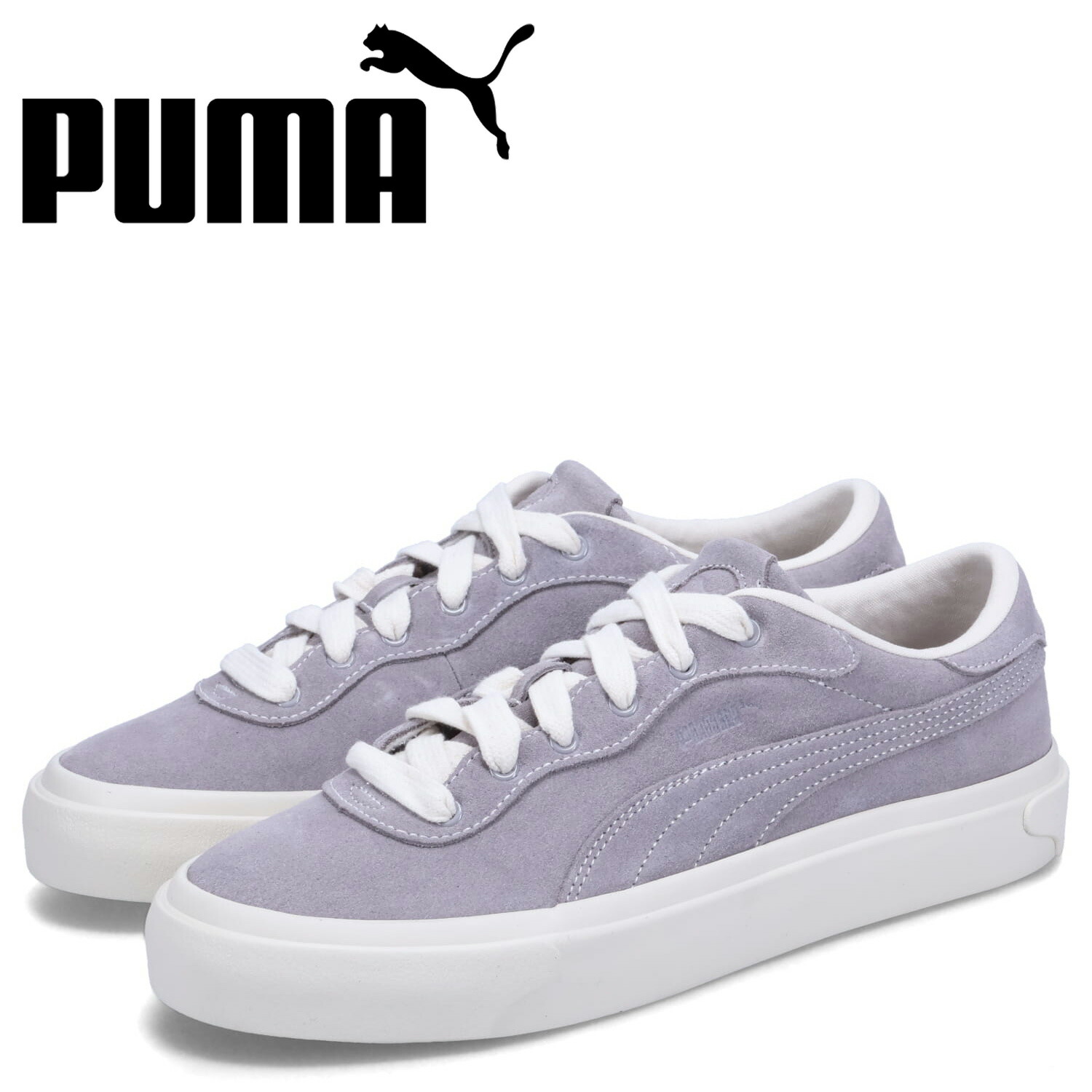 プーマ PUMA カプリ ロイヤル スウェード スニーカー メンズ スエード CAPRI E SUEDE グレー 393752-02