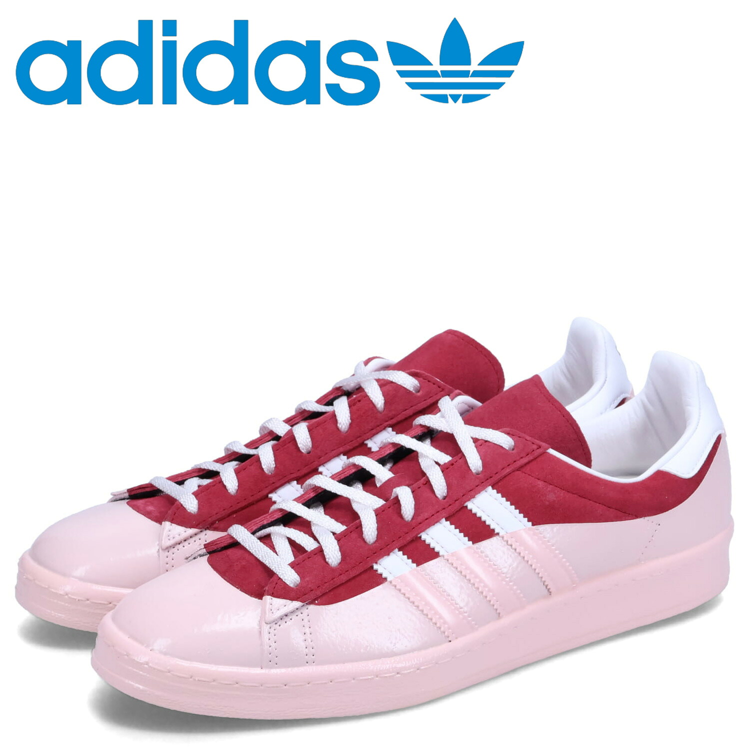 【最大1000円OFFクーポン発行中】 adidas Originals アディダス オリジナルス スニーカー キャンパス 80s メンズ カリ デウィット コラボ CAMPUS 80 CALI DEWITT バーガンディー IG3138｜シュガーオンラインショップ