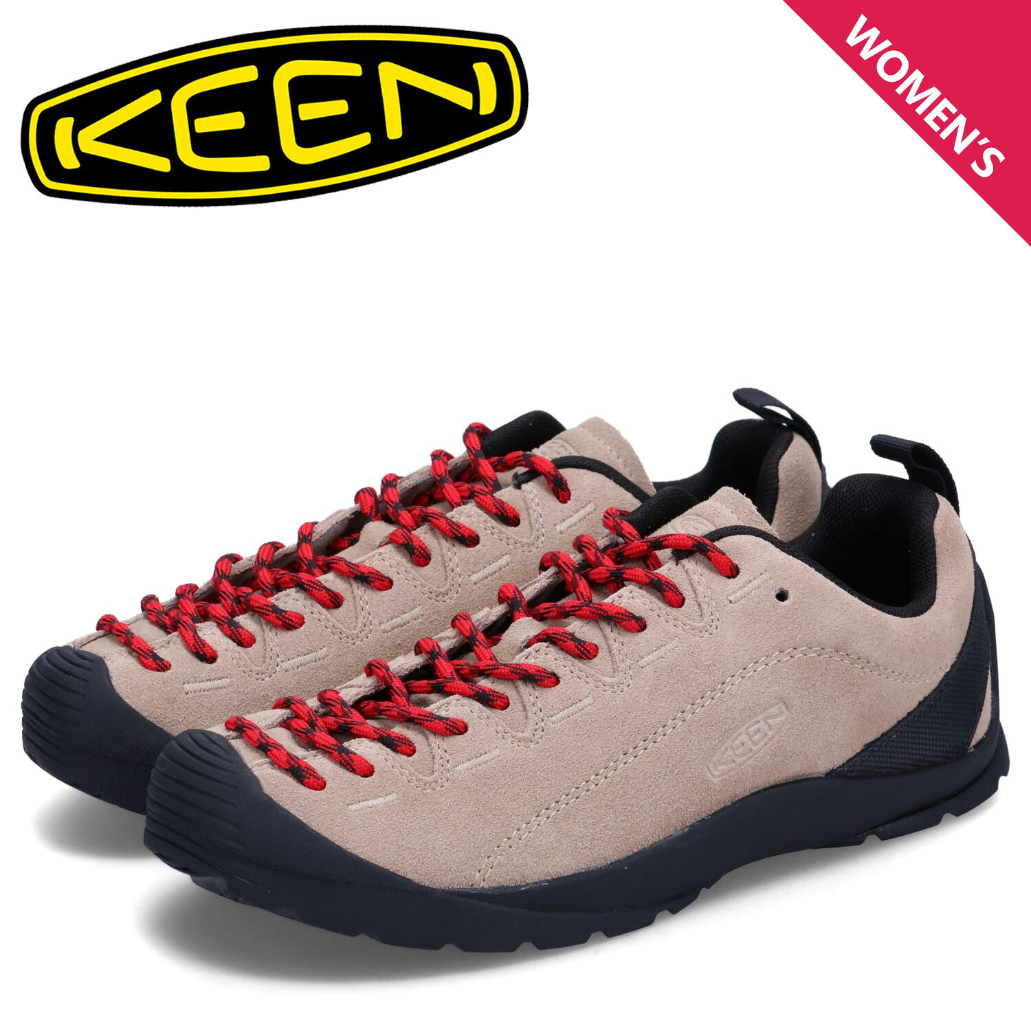 KEEN キーン ジャスパー スニーカー レディース JASPER ベージュ 1004347｜シュガーオンラインショップ