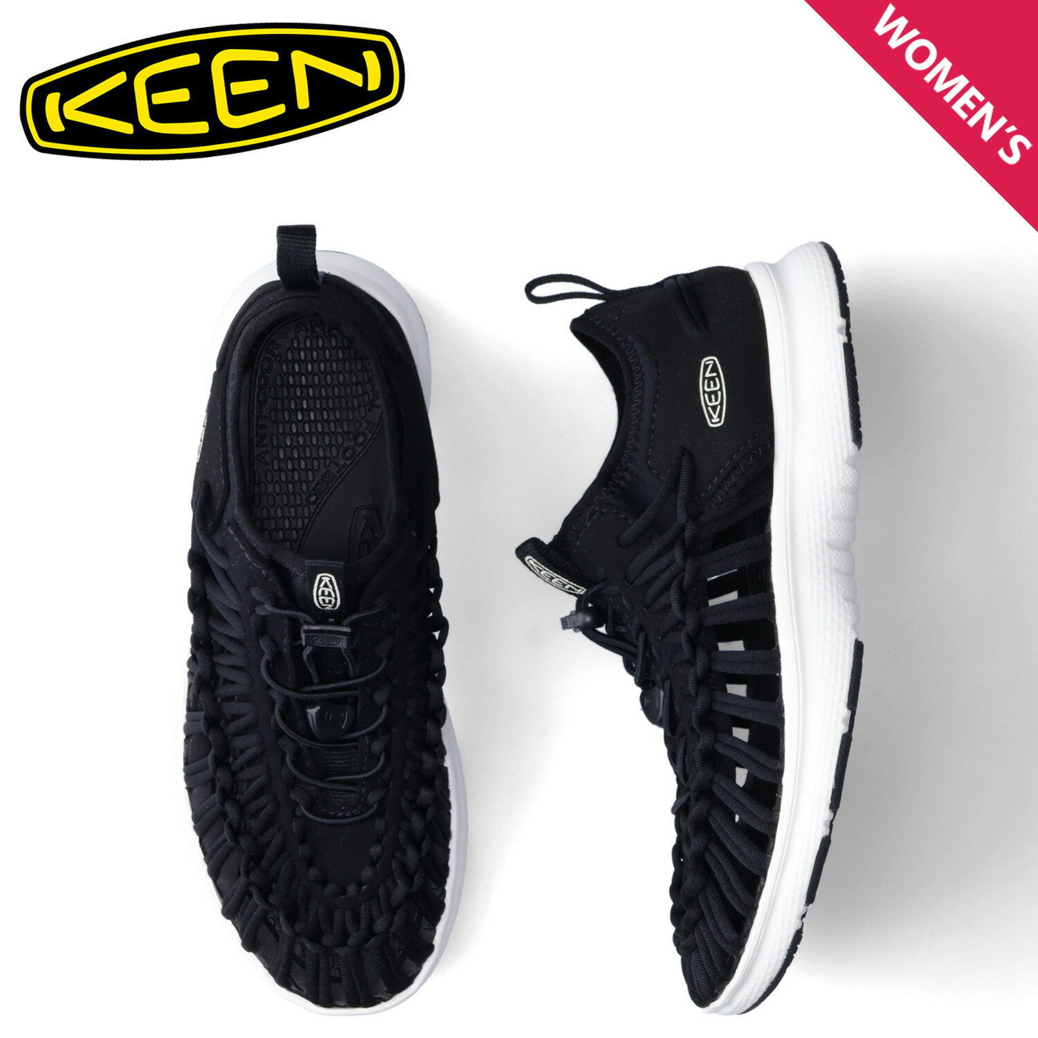 KEEN キーン サンダル ユニーク オースリー レディース UNEEK O3 ブラック 黒 1028672 母の日