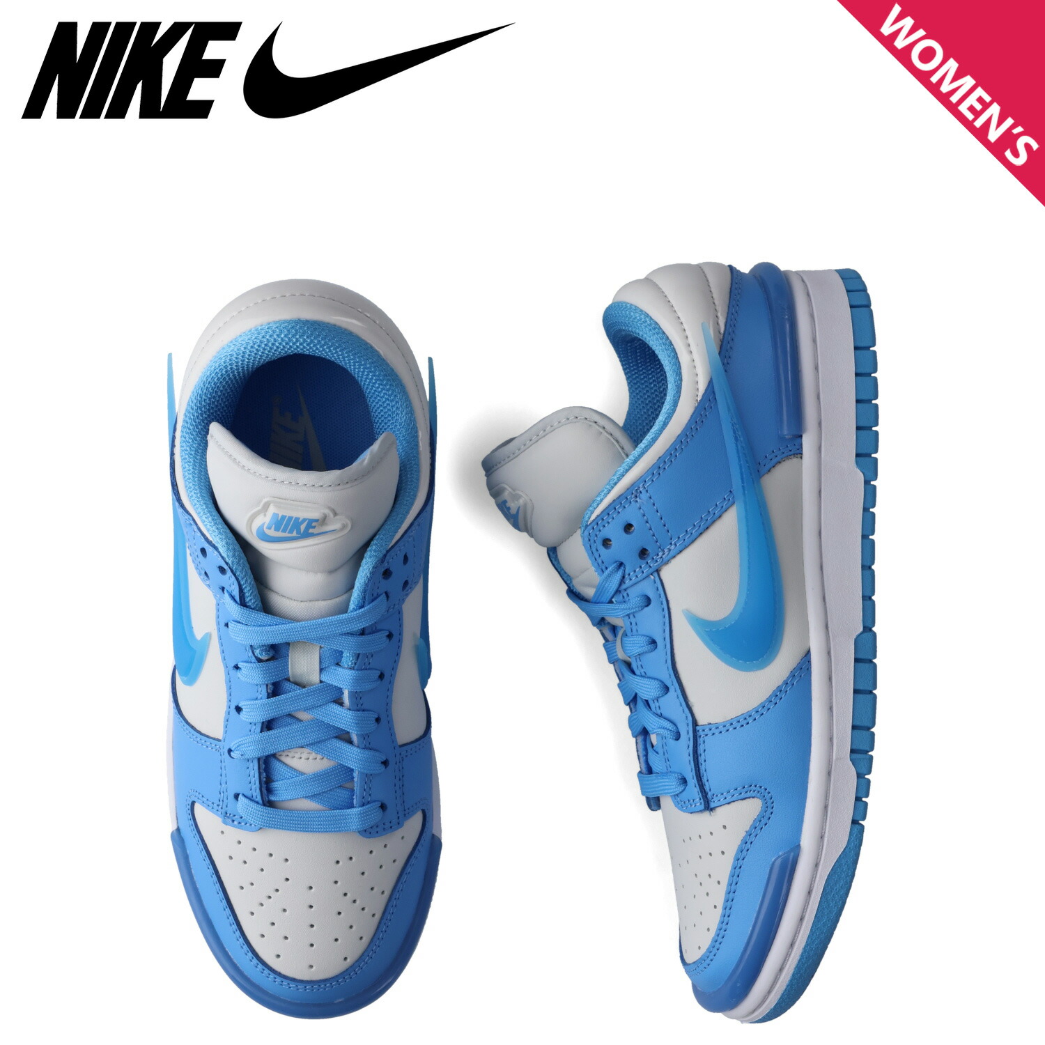 NIKE ナイキ ウィメンズ ダンクロー ツイスト スニーカー レディース W DUNK LOW TWIST ホワイト 白 DZ2794-002｜シュガーオンラインショップ