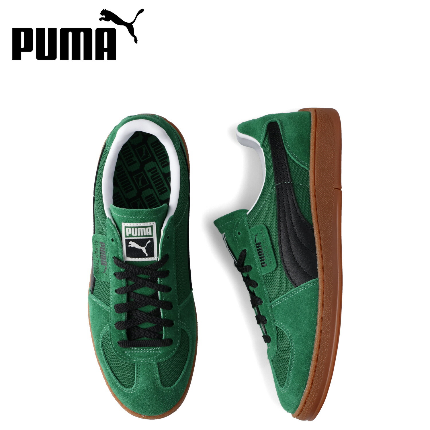 【最大1000円OFFクーポン発行中】 プーマ PUMA スニーカー スーパーチーム OG メンズ SUPER TEAM OG グリーン 390424-10｜シュガーオンラインショップ