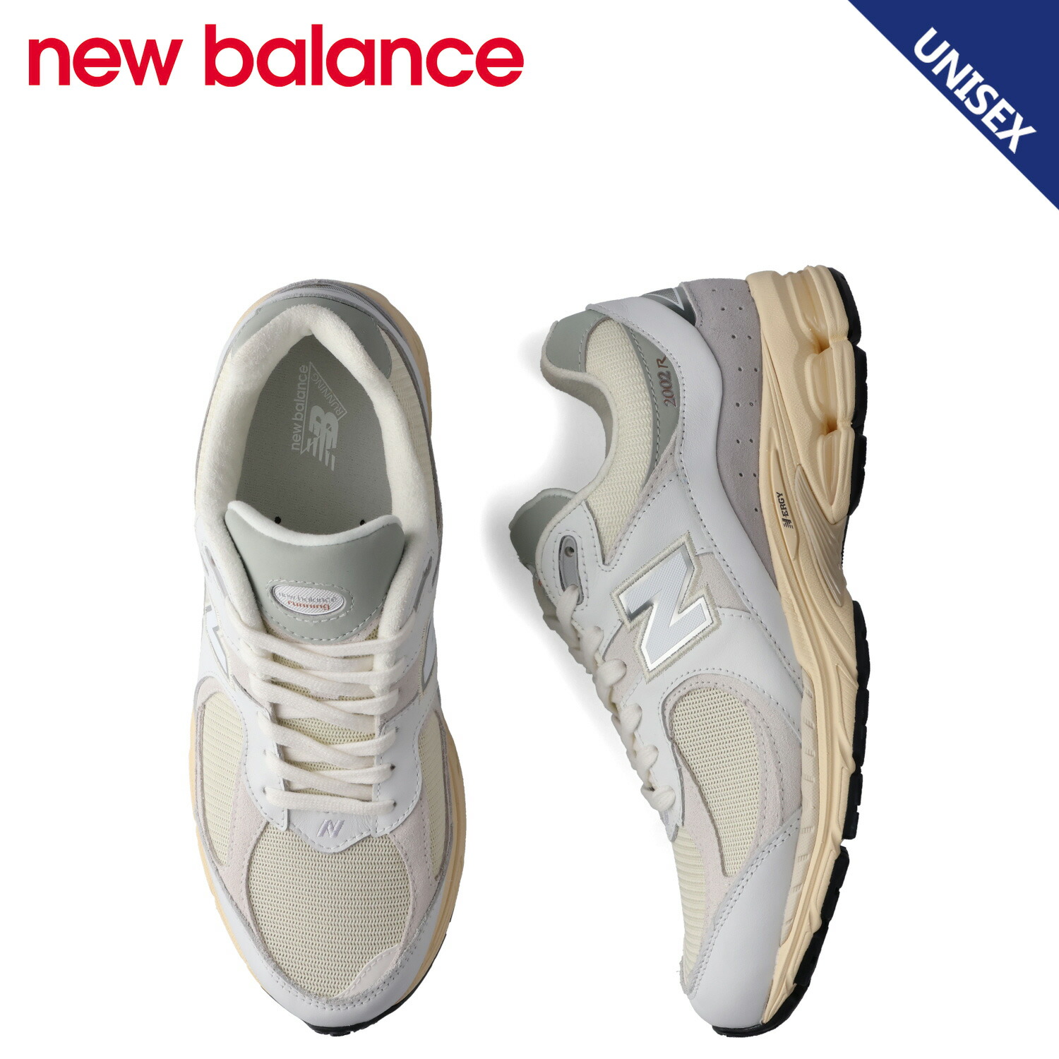 New Balance★M2002RHQ★レトロ★兼用★ホワイト×ネイビー系 New Balance☆M2002RHQ☆レトロ☆兼用☆ホワイト×ネイビー系