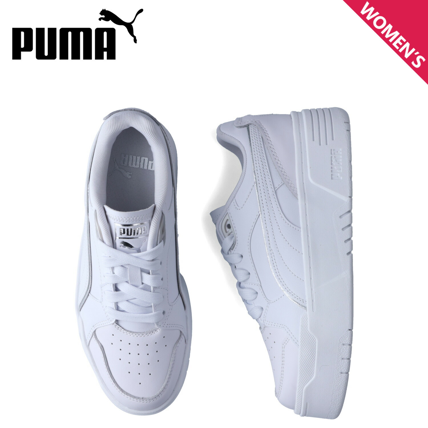 プーマ PUMA スニーカー ウィメンズ カリフォルニア フライズ グラム レディース 厚底 CA.FLYZ GLAM ホワイト 白 396389-01 母の日