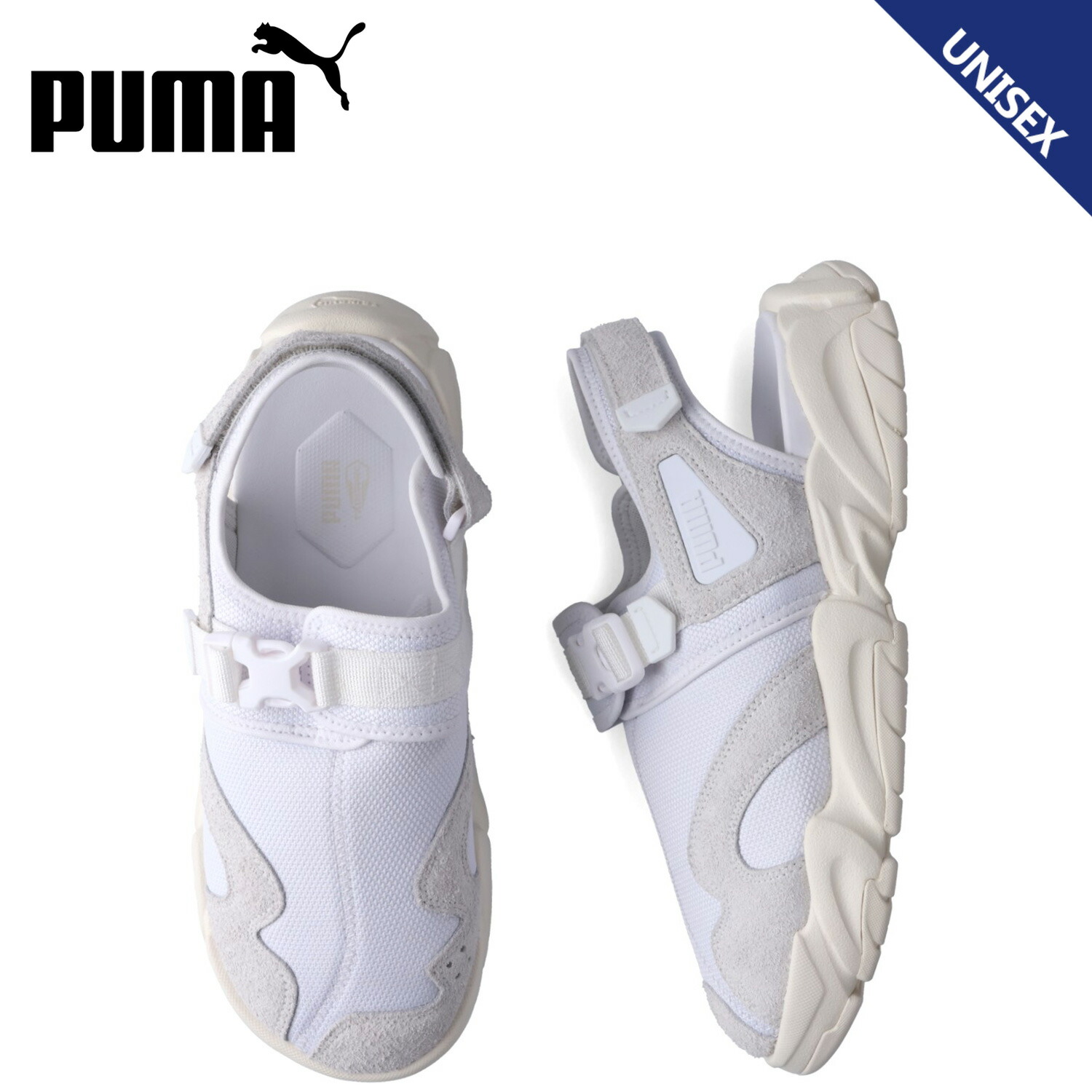 プーマ PUMA サンダル スポーツサンダル TS-01 ニュー マテリアル メンズ レディース TS-01 NEW MATERIAL SANDAL ホワイト 白 396484-01 7,986円
